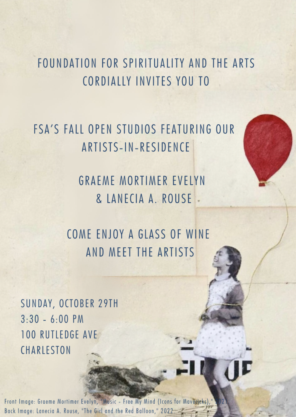 Spirituality and Art Series: Open Studio with FSA Artists in Residence