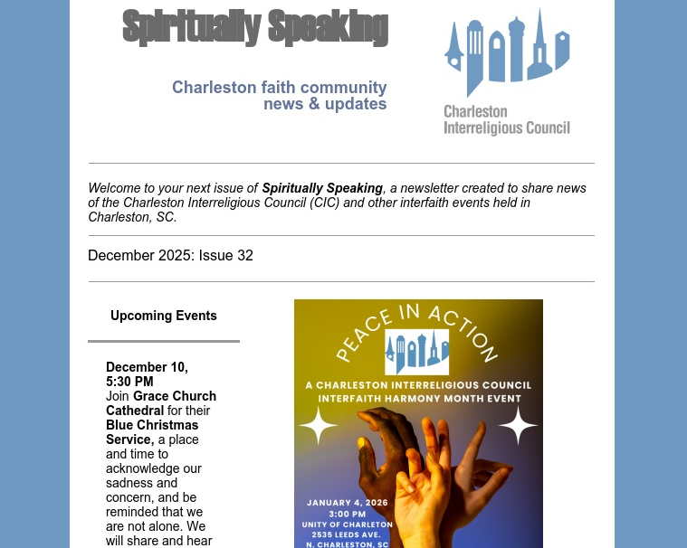 CIC Newsletter Issue 32: December 2025