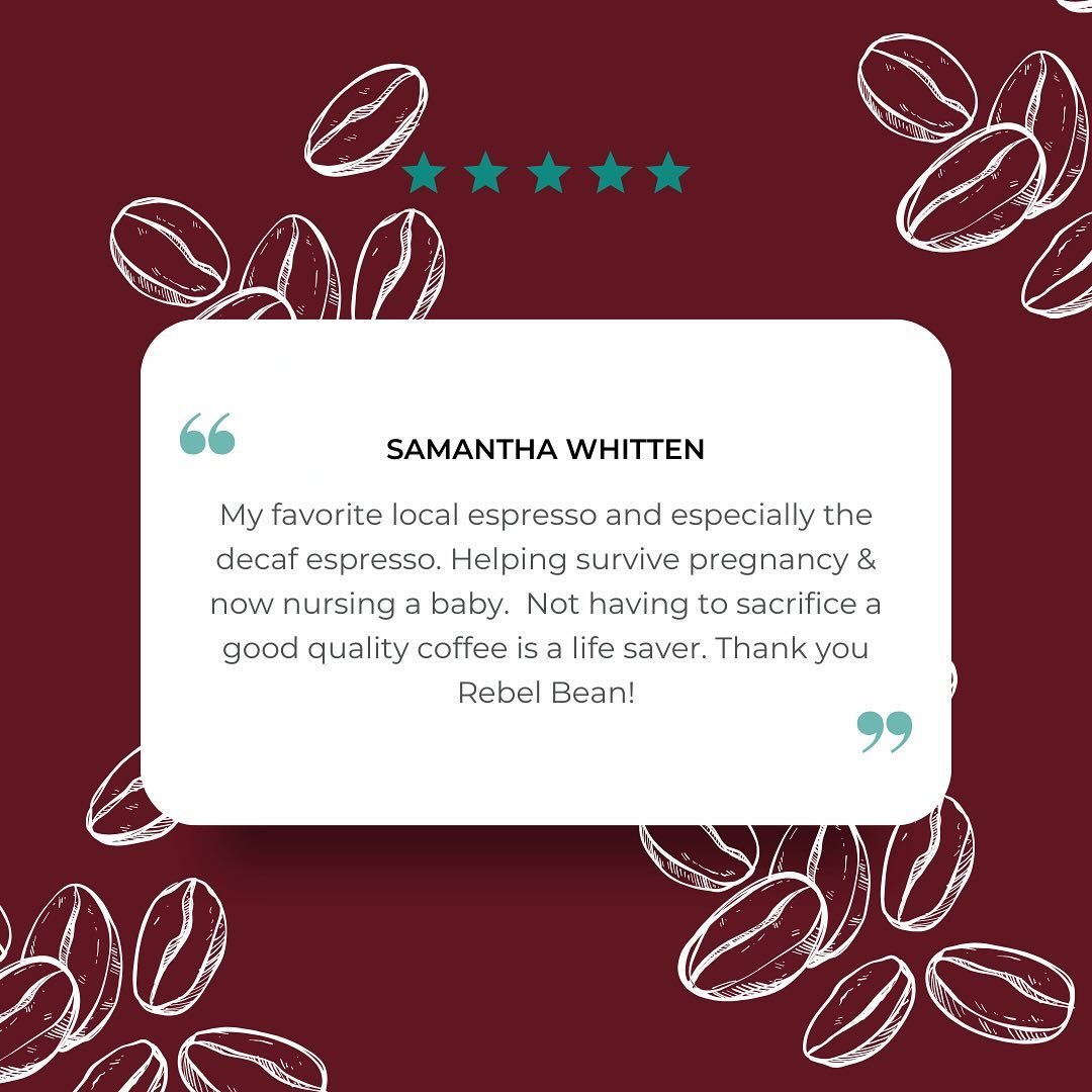 We really appreciate everyone who takes a moment out of their busy days to leave us some feedback! We love our customers 🤍☕️ 

Leave your review today! Who knows, maybe we&rsquo;ll share your kind words next! ;)