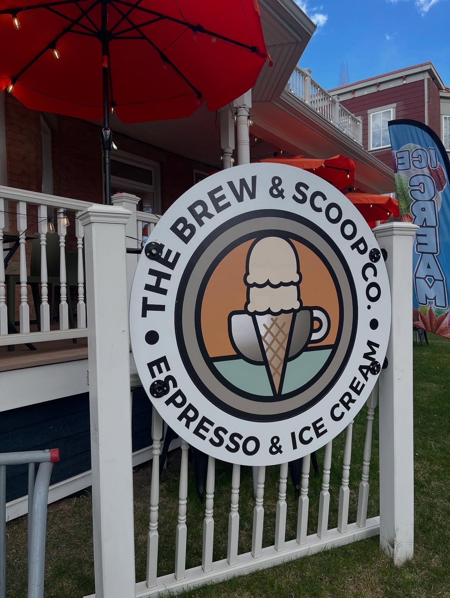Guess who&rsquo;s apart of the Rebel family? Brew &amp; Scoop in Okotoks is now serving up our coffee beans! Fresh brewed coffee, gelato and ice cream! Go show them some support! 

#okotoks #yyc #back2local #coffee #coffeedaily #coffeebean #coffeeisl