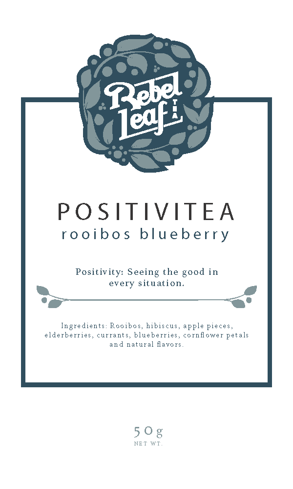 POSITIVITEA - Rooibos Blueberry Tea