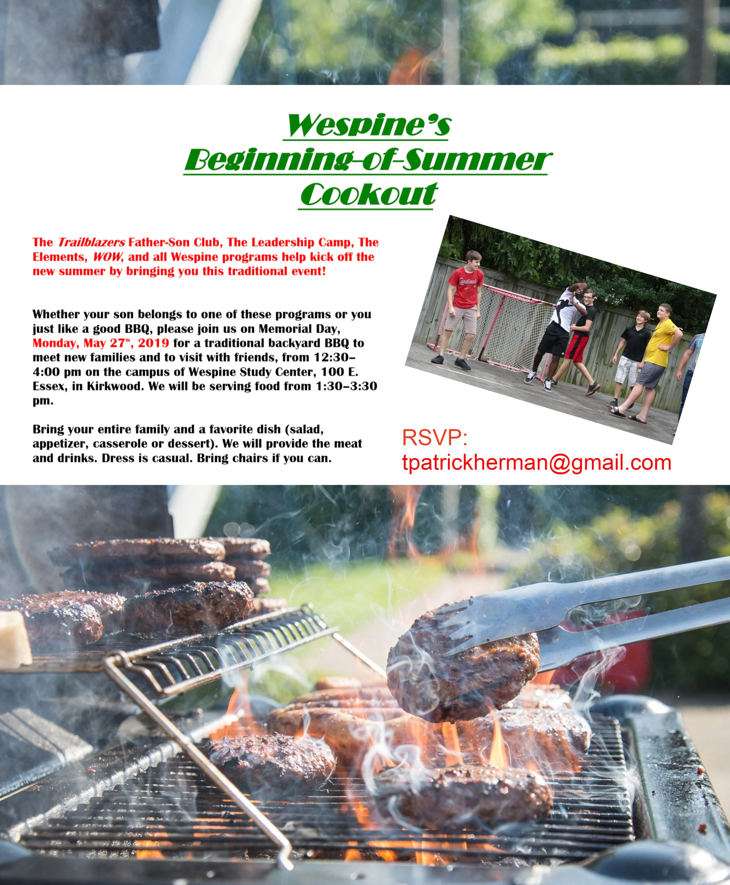 Beginning of the Summer Cookout