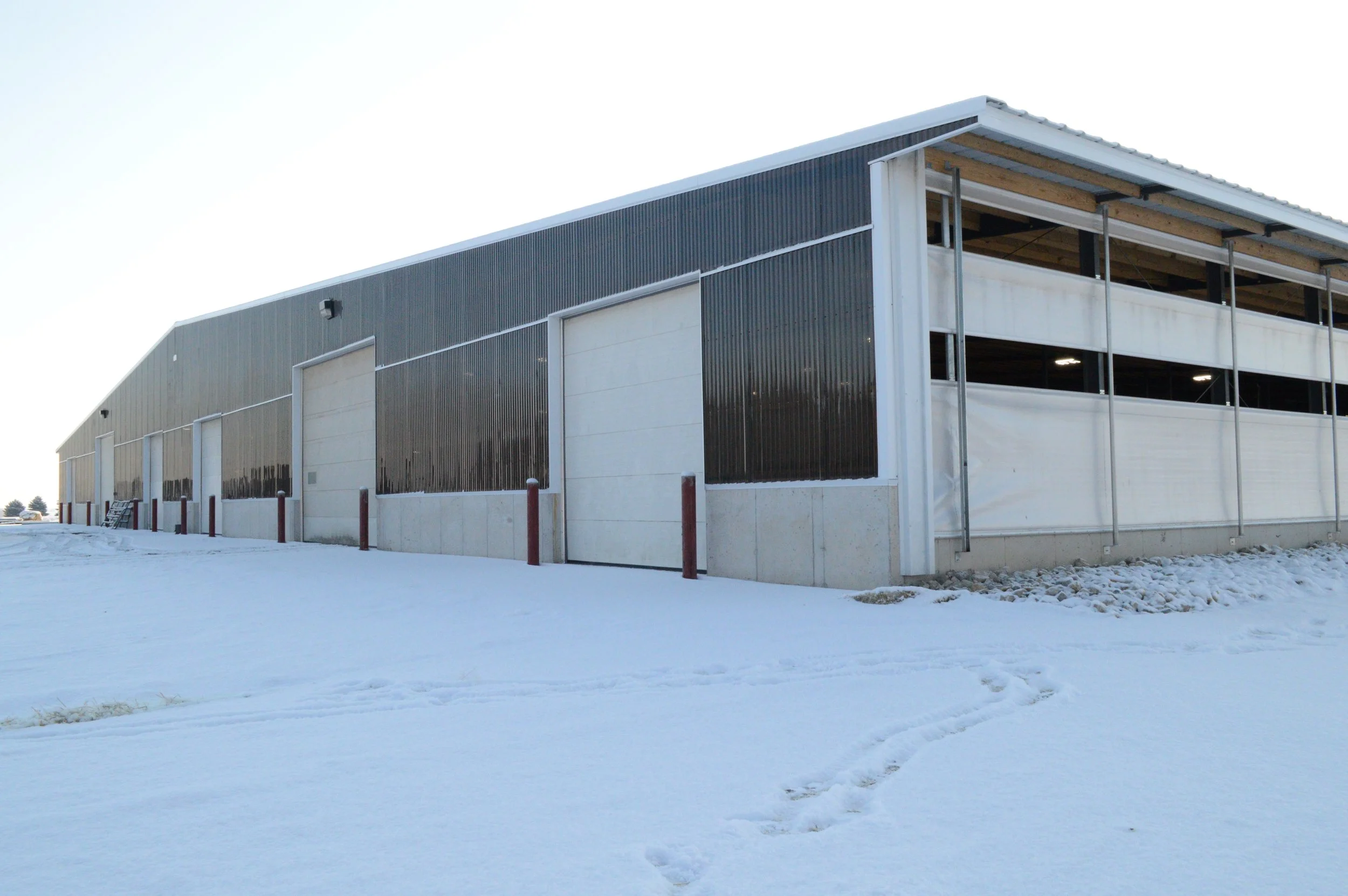 12-Row Cross Ventilated Freestall Barn 