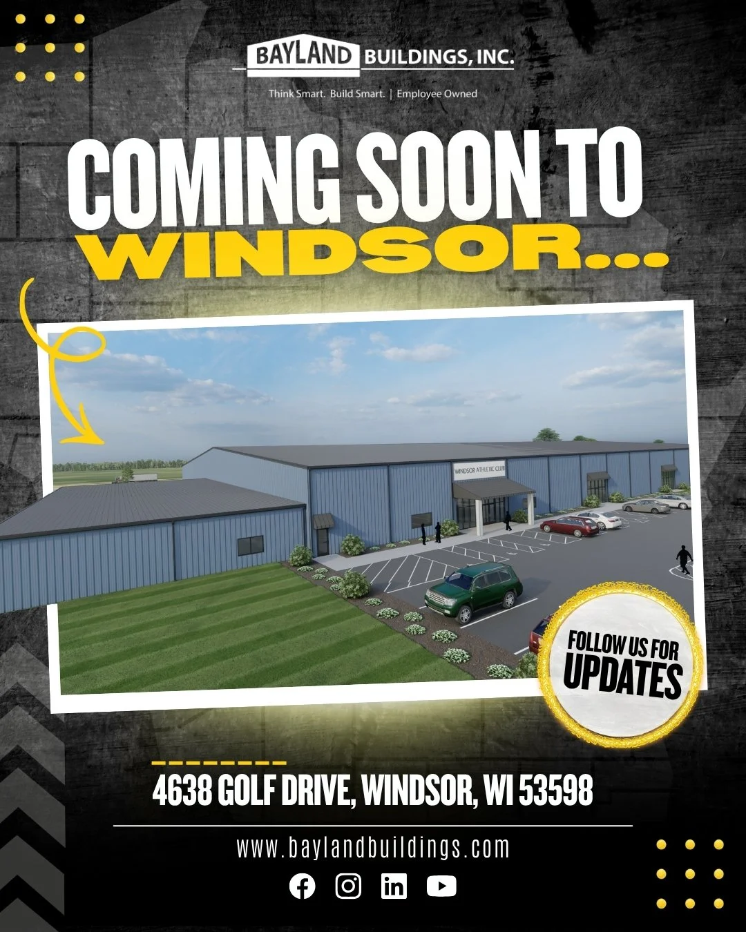 New Project for Windsor Athletic Club in Windsor, WI