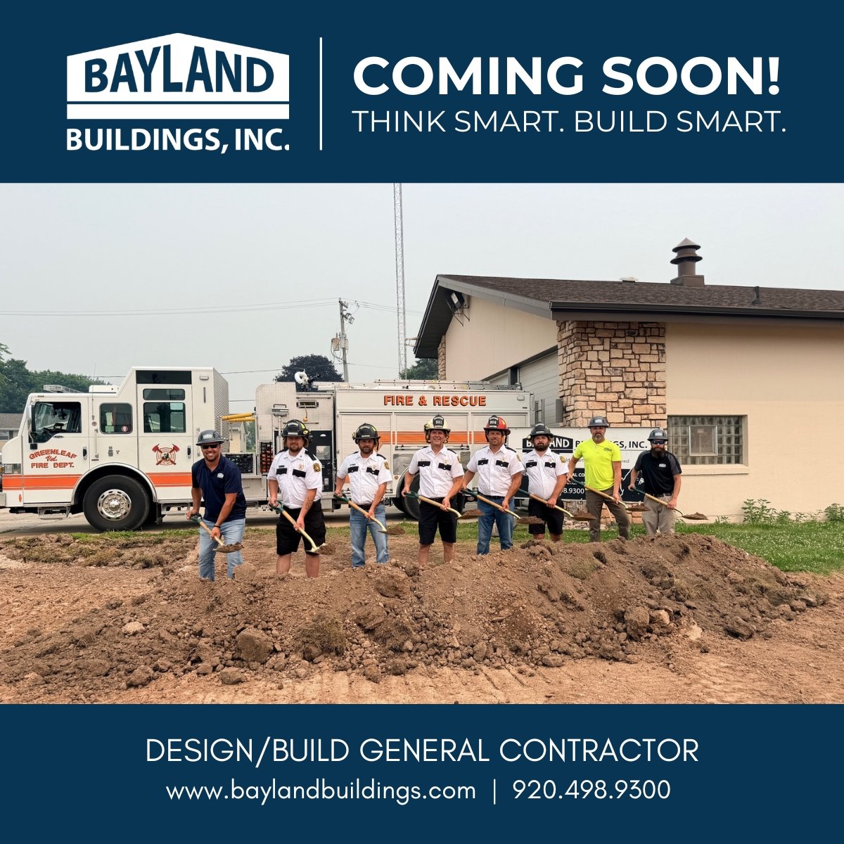 Greenleaf Volunteer Fire Department Breaks Ground on New Addition