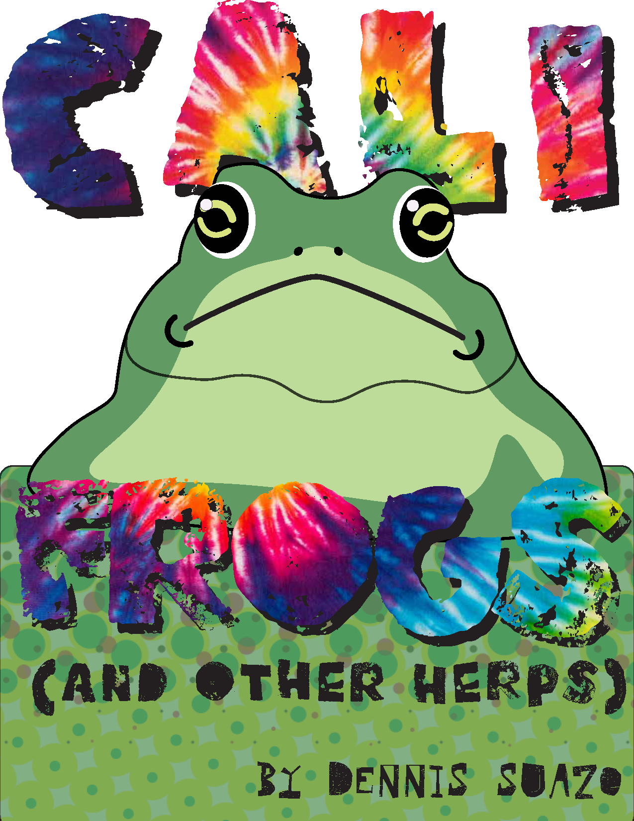   Dennis Suazo    Cali frogs (and other herps) , 2026  Digital art zine   Description:  This zine shares some information about California native frogs, toads, and other herpetofauna. It includes cute and quirky illustrations of different amphibians 