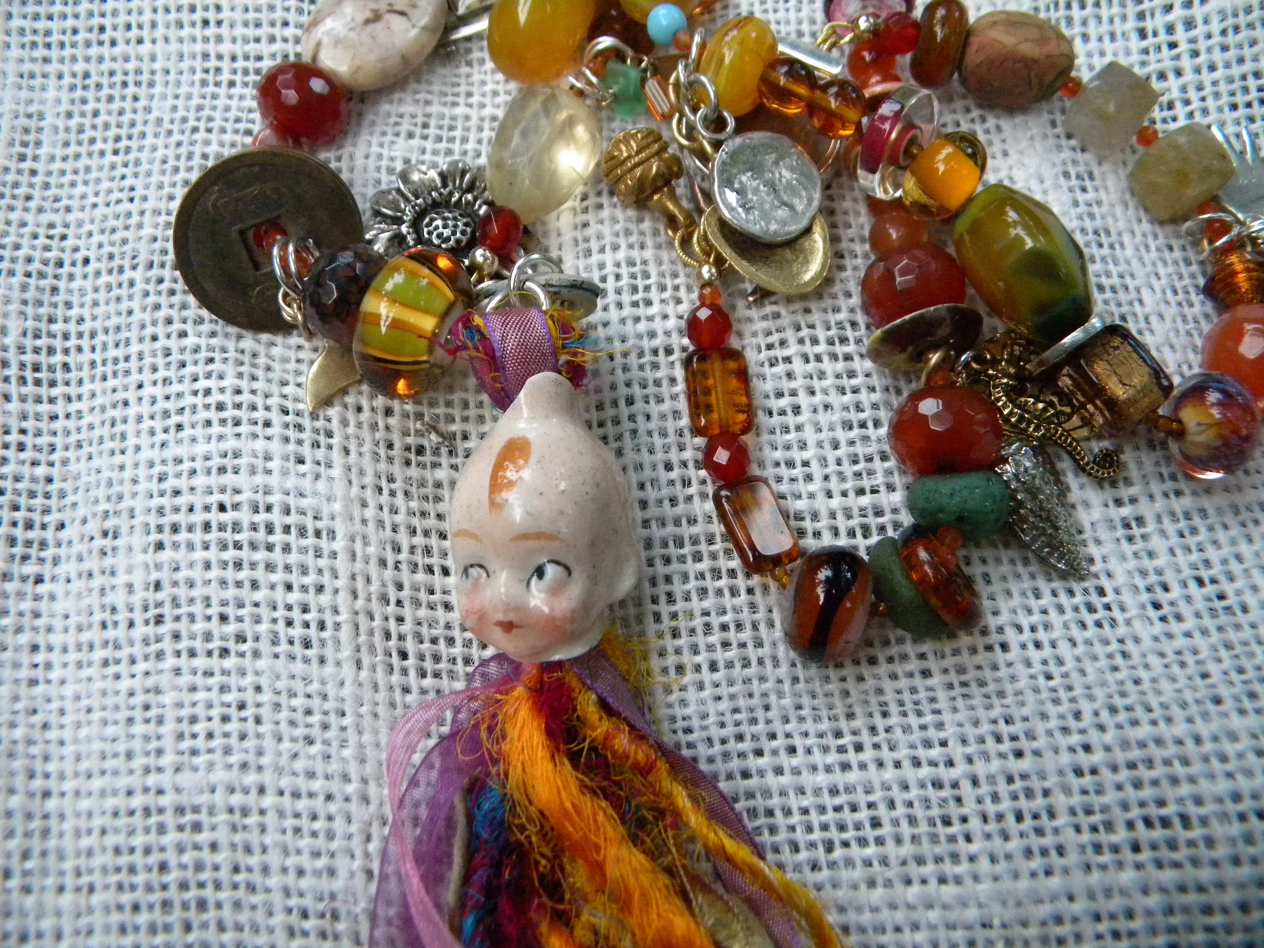 Jess’s Mixed Media Collage Necklace