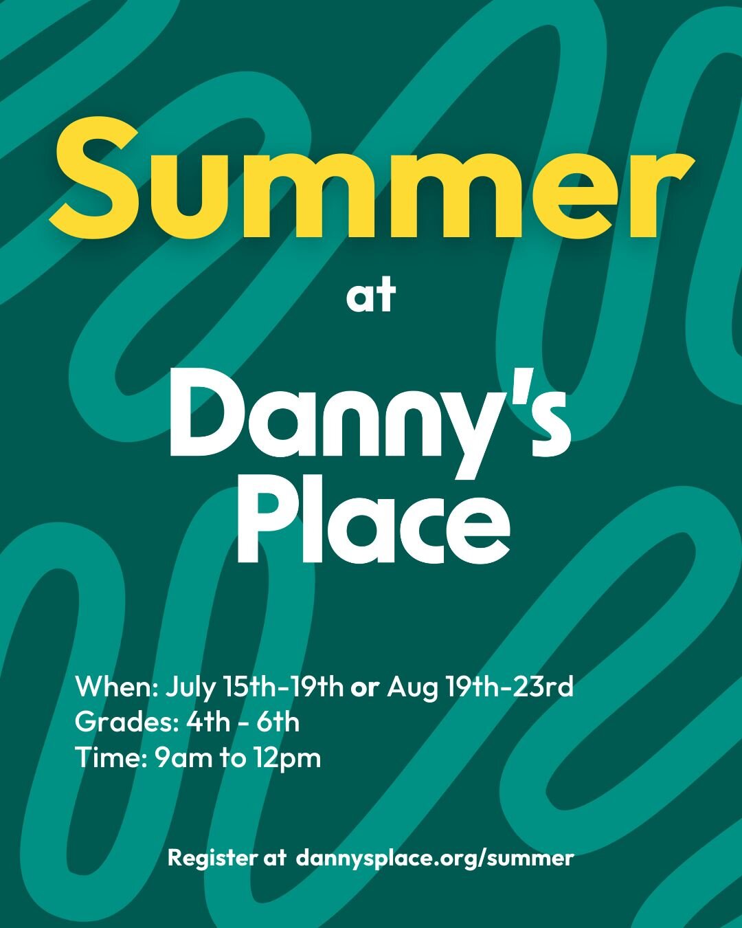 Jump into joy with Summer at Danny's Place ☀️ 

For 4th-6th graders ready for summer fun &amp; friends! 🍃

 🎭 Spaces are limited, so act fast!

Here's what parents say about us:

&quot;My son feels included and welcomed in the space. People are war