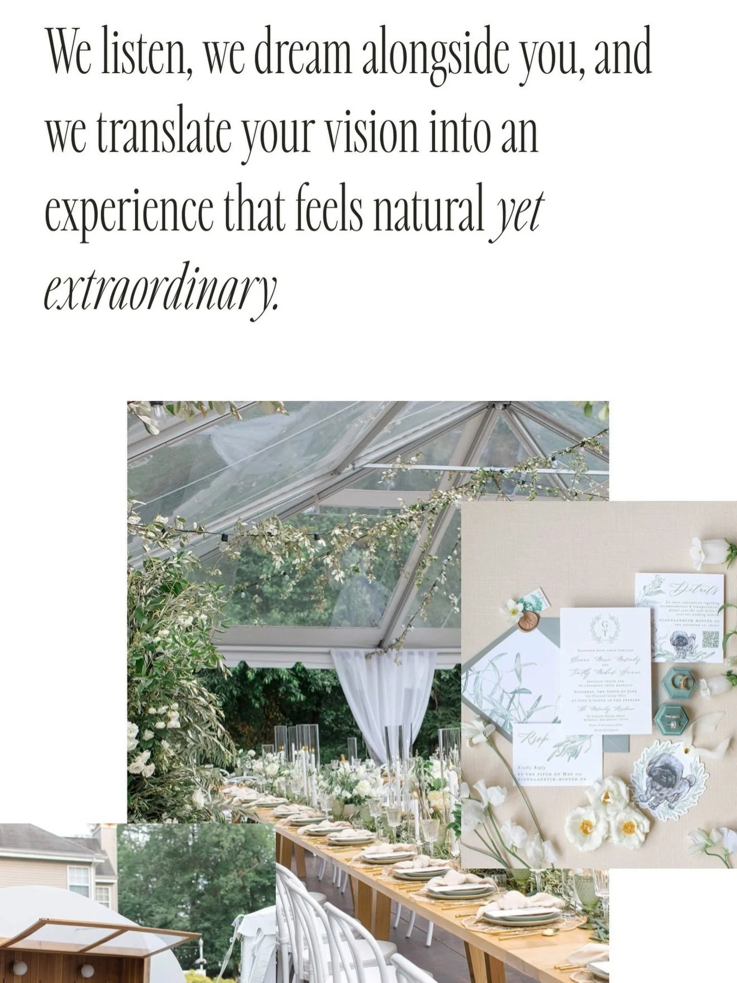 At Copper &amp; Chloe it&rsquo;s never just about the details, it&rsquo;s about creating an experience that feels like you, elevated💫