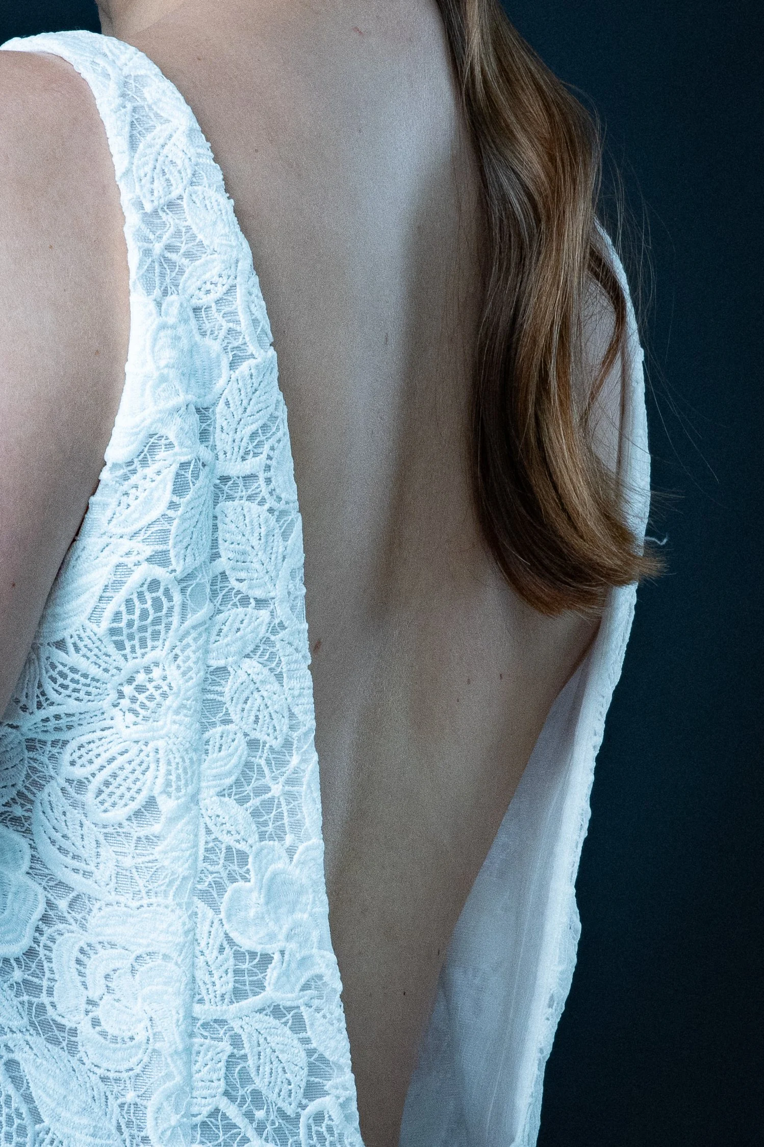 Odile short civil wedding dress