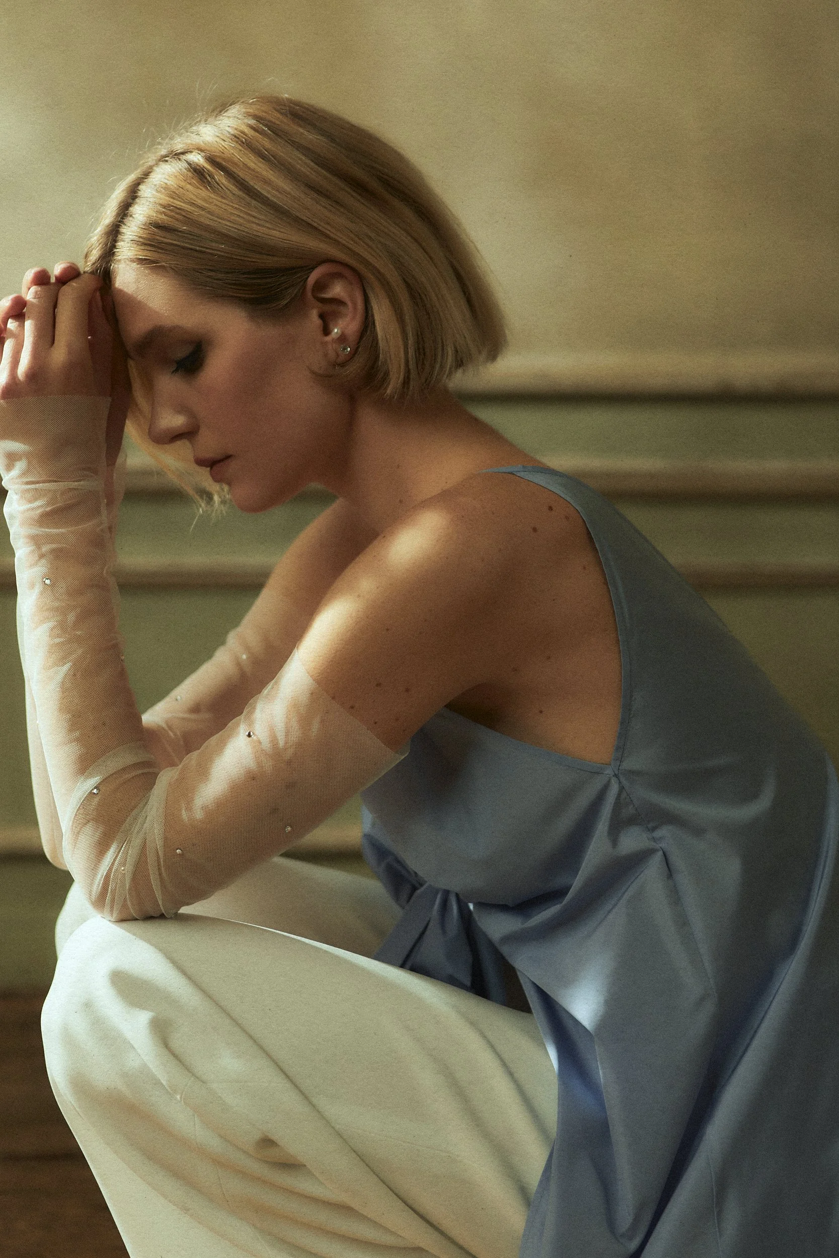 Pope colorful cocktail and bridal blouse