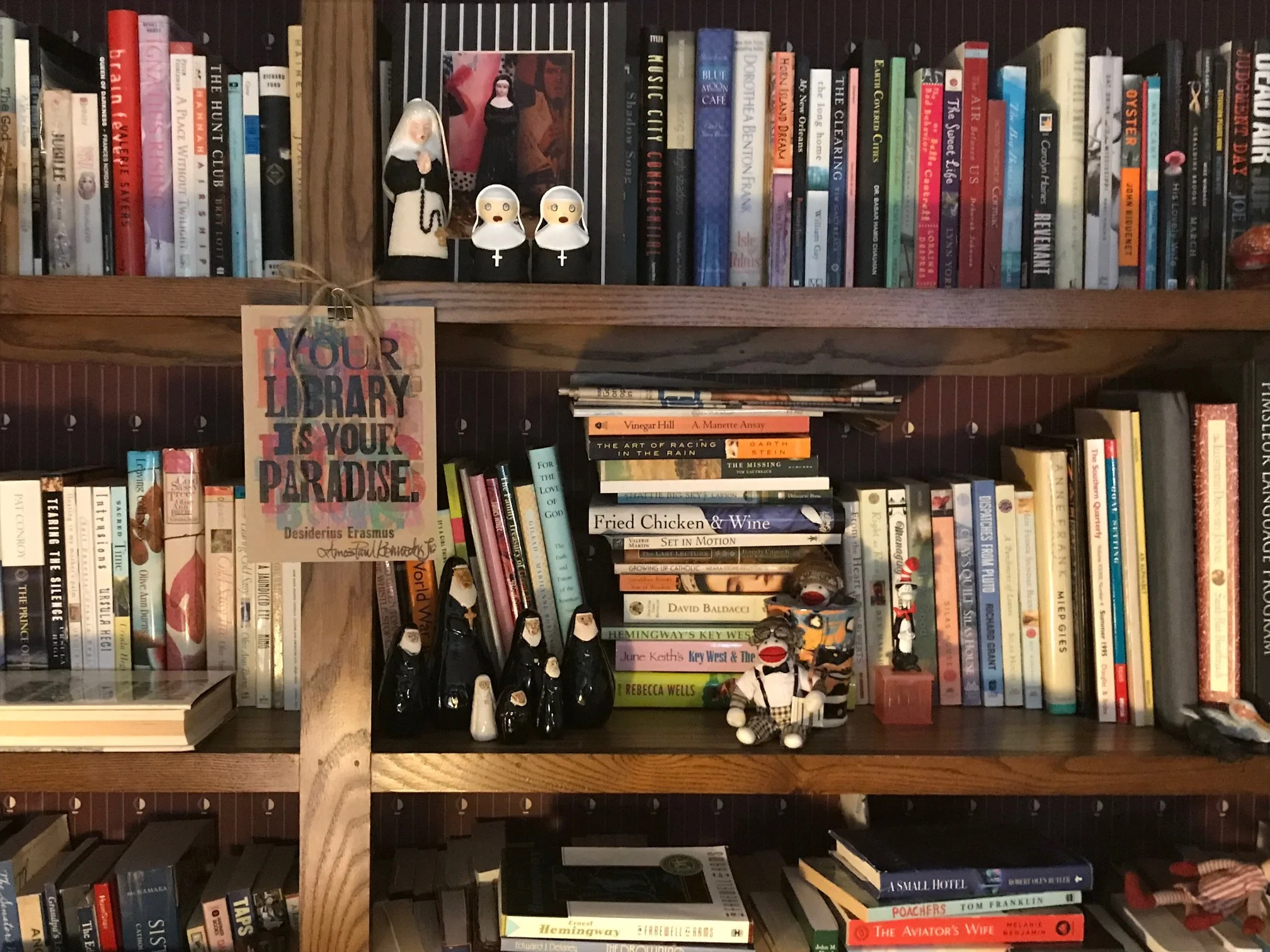 Some of my novel characters have spawned interesting collections.