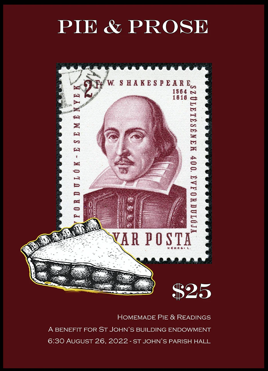 Pie and Prose at St. John’s Episcopal Church