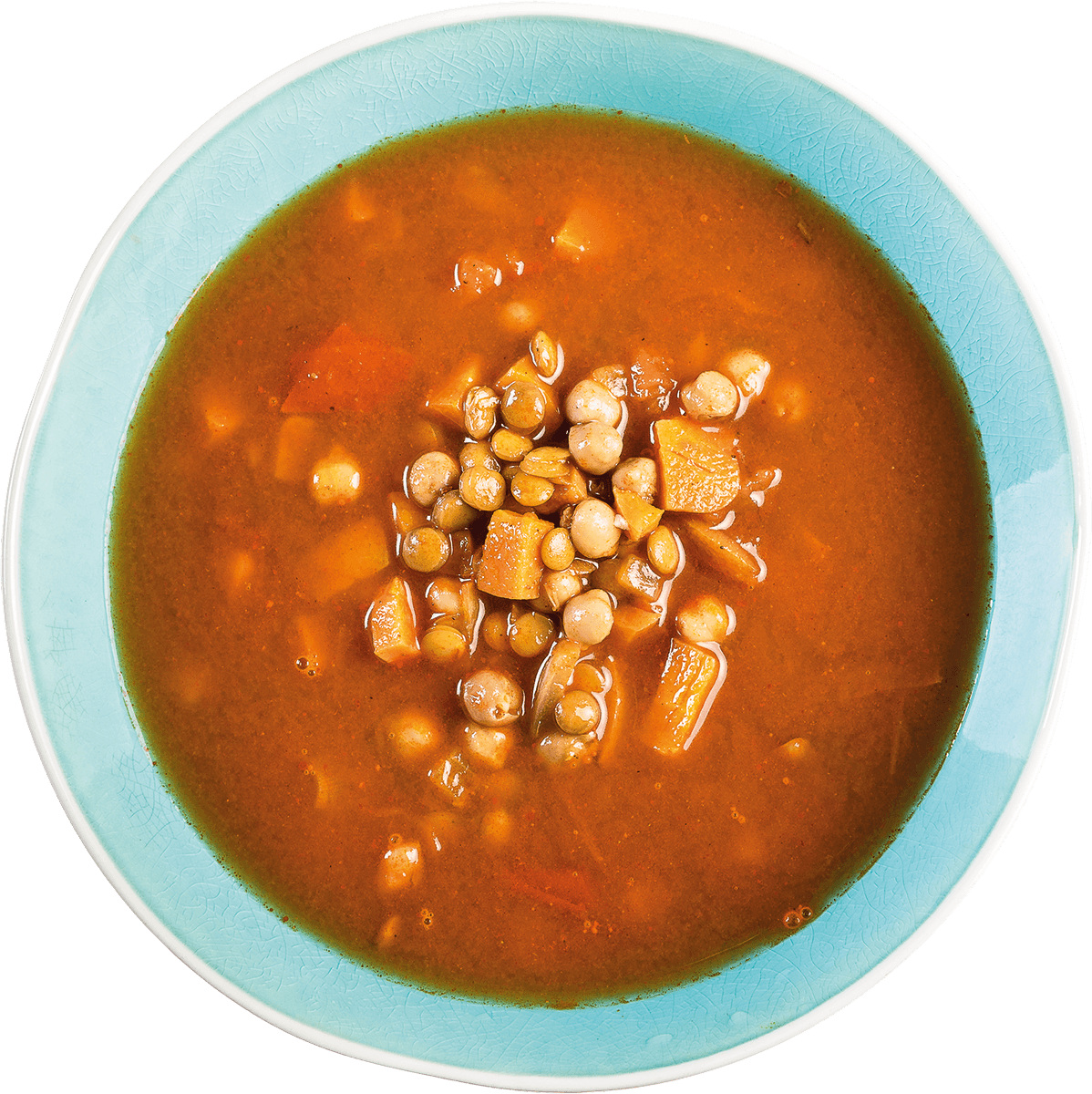Moroccan Harissa Chickpea Soup