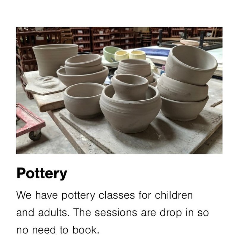 Did you know there is a pottery studio at @hackneycityfarm_official? Both adult and children&rsquo;s drop in classes are available. They are very popular, so make sure you arrive early to avoid disappointment. Pick up drinks and snacks from Get Loose