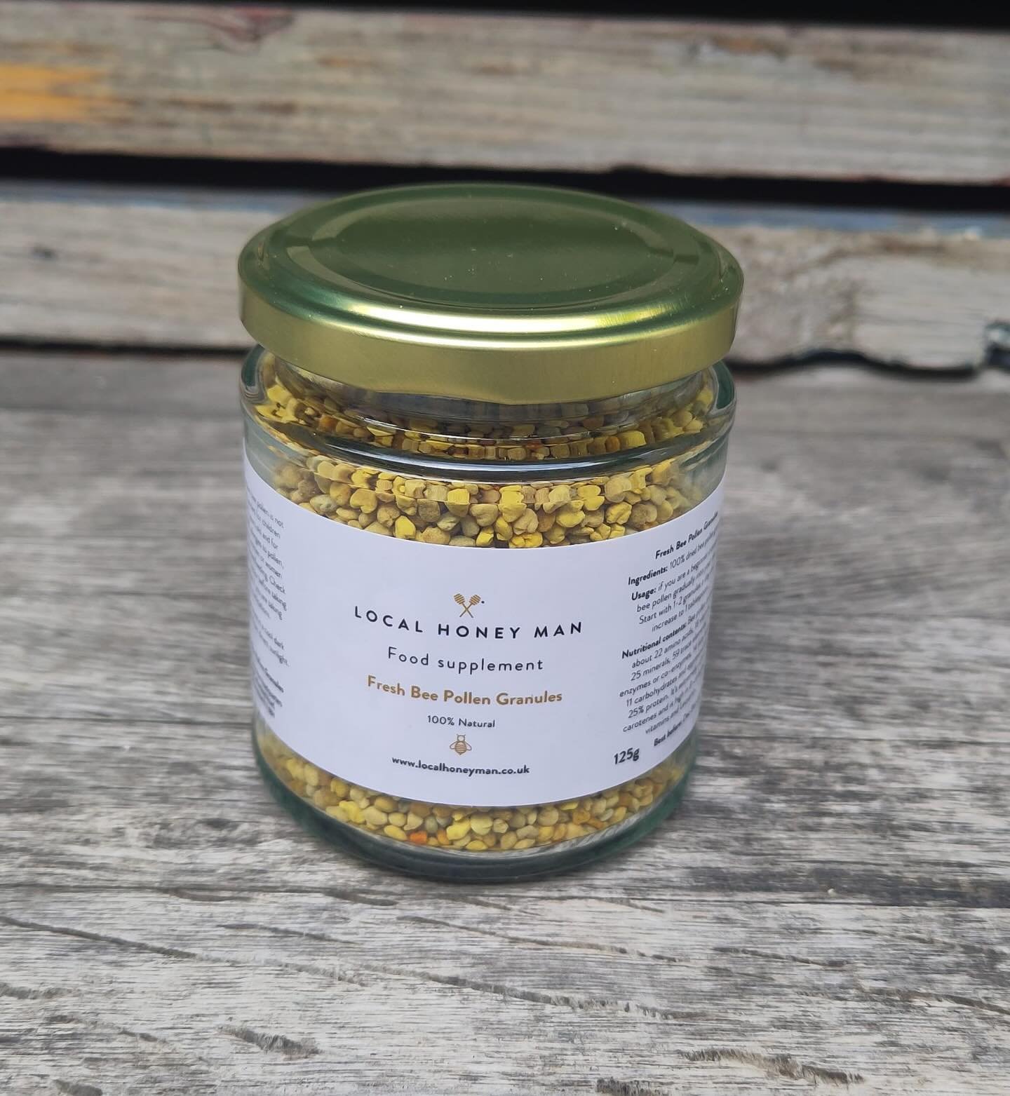 New product Bee Pollen from Get Loose staple @localhoneymanuk
Contains vitamins A, C, D, E, K, and all the B’s plus amino acids, omega 3 oils, folic acid, and antioxidants, carotenes and Lecuthin.
You can chew these bee grains, sprinkle ove
