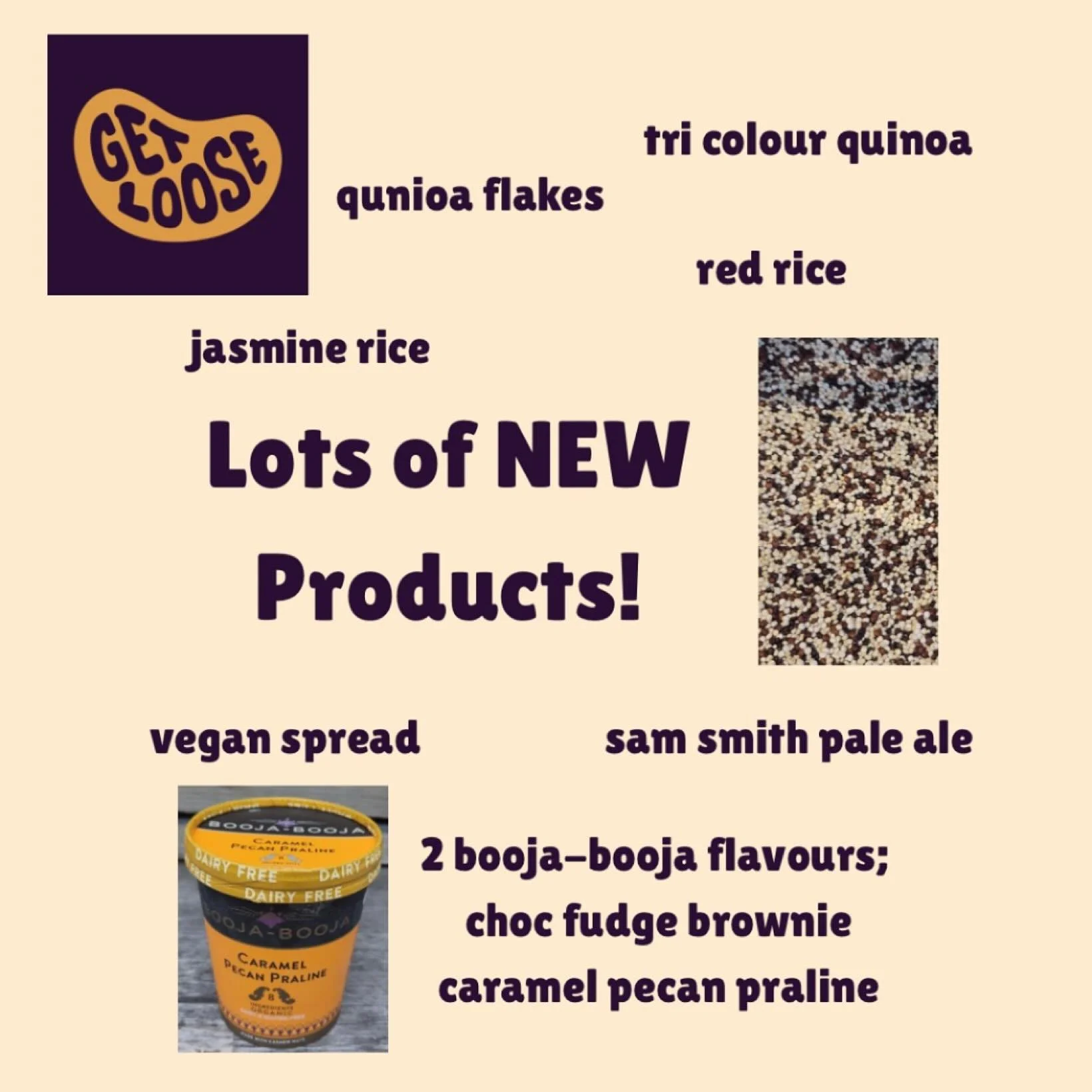 Another batch of new products, both loose items and some more ice cream flavours!
Mostly we have just bought small amounts to see how well they sell. Anything that’s not popular may be phased out.
Chat to staff to show you where they are. As