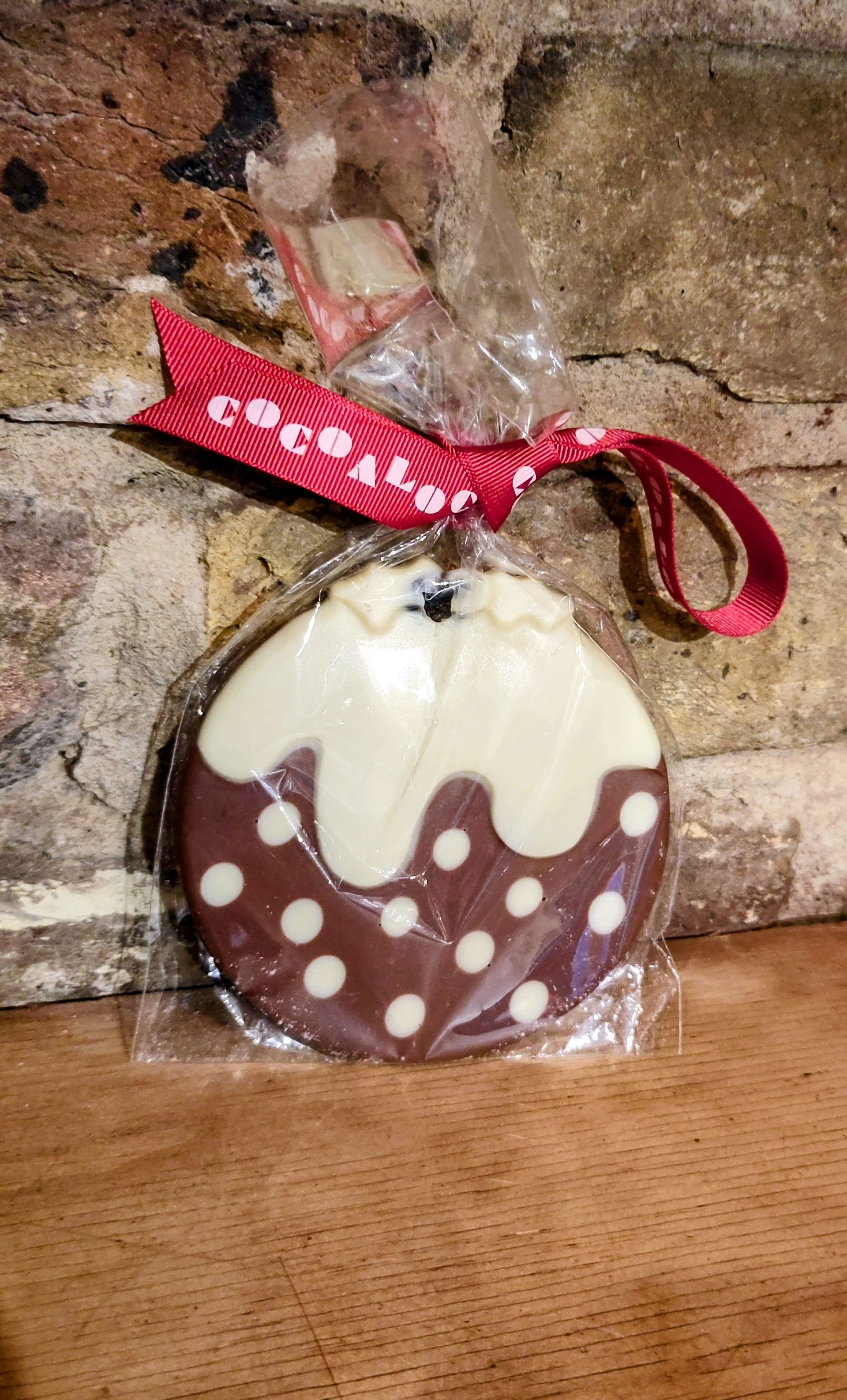 Milk &amp; White Choc Pudding