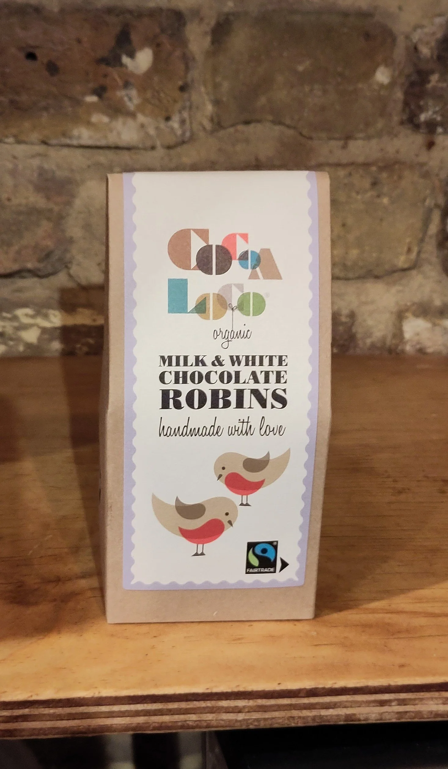 Milk &amp; White Choc Robins