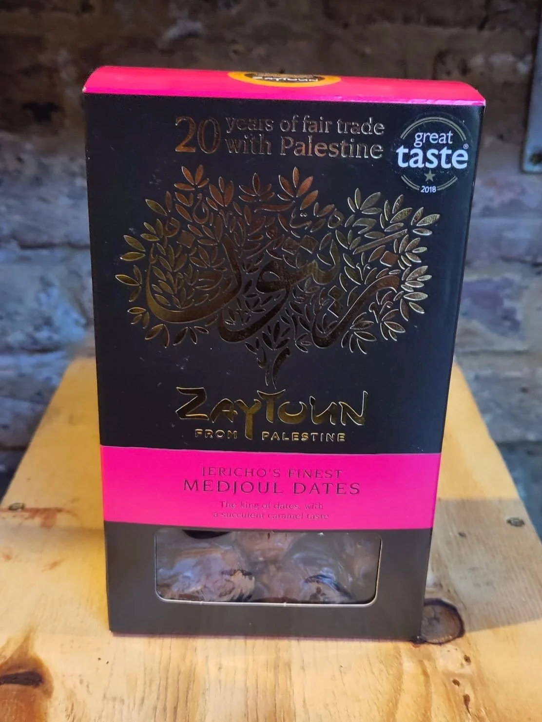 New @zaytoun_cic products, almonds and dates. 
Not our normal packaging but it&rsquo;s worth it to support this fair trade, organic, social enterprise. 
We still have our regular loose options of these products. 
Other Zaytoun products in stock inclu