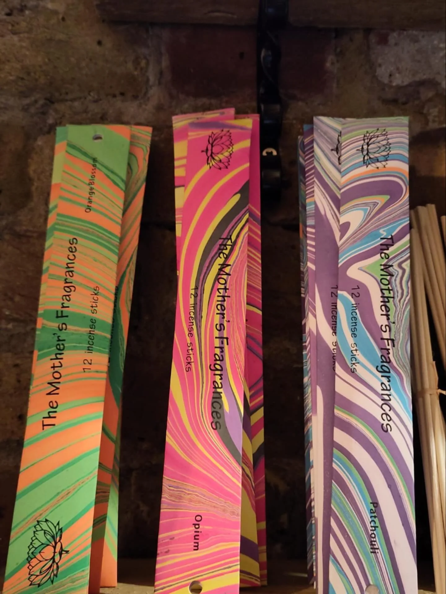 New product; incense sticks, three fragrances. 
Chemical free and fairly traded from India. 

#insense #insensesticks #naturalinsence #chemicalfree #chemicalfreehome #refillshopsoflondon #hackneycityfarm #lovehackney