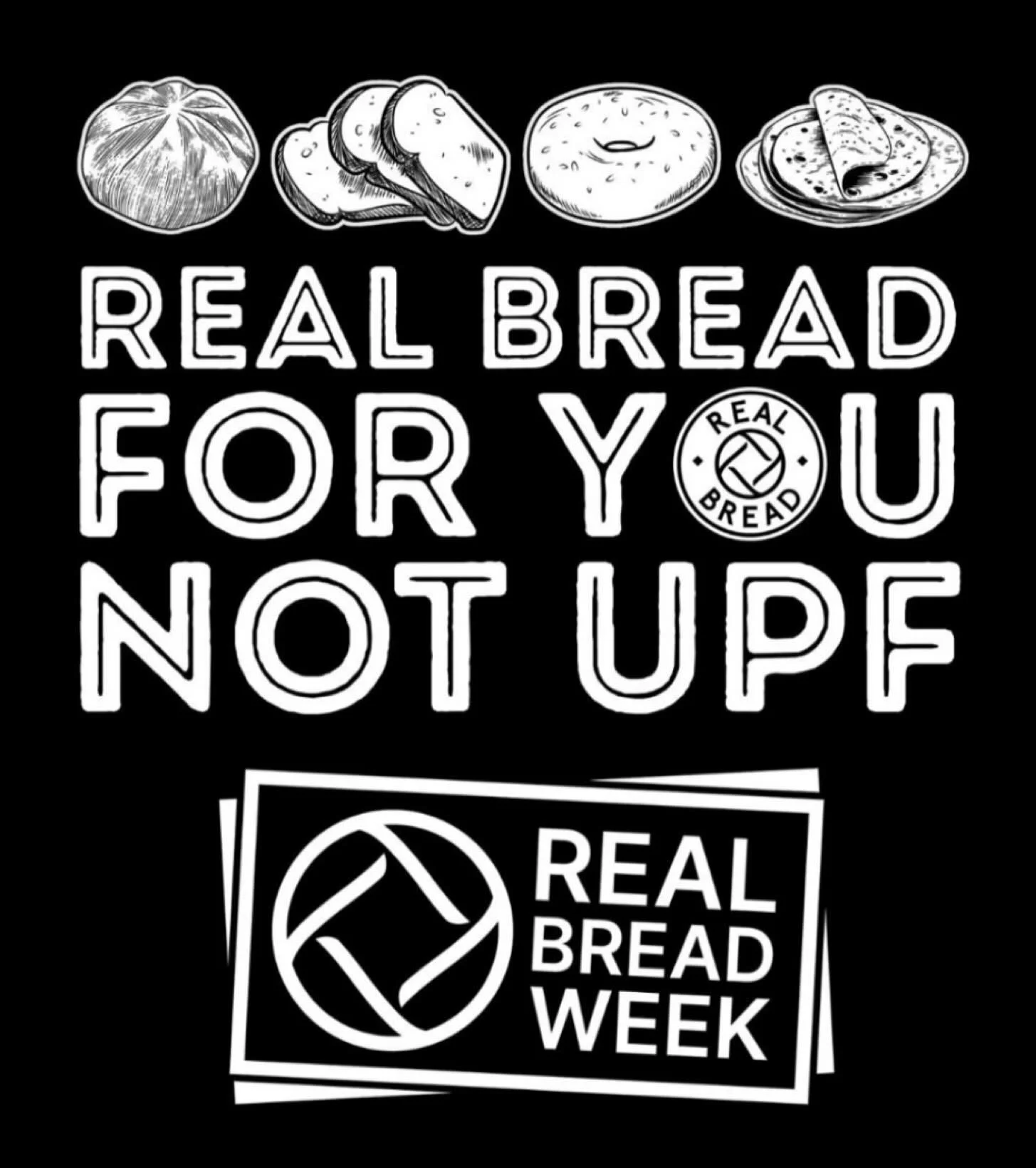 Read bread week is nearly here, 21-27 February. 
@realbreadcampaign is run by @sustain raising awareness that some breads are ultra processed foods! 

If you are making your own, we stock loose ingredients; bread flour, milk, oat m*lk, seeds, nuts, d