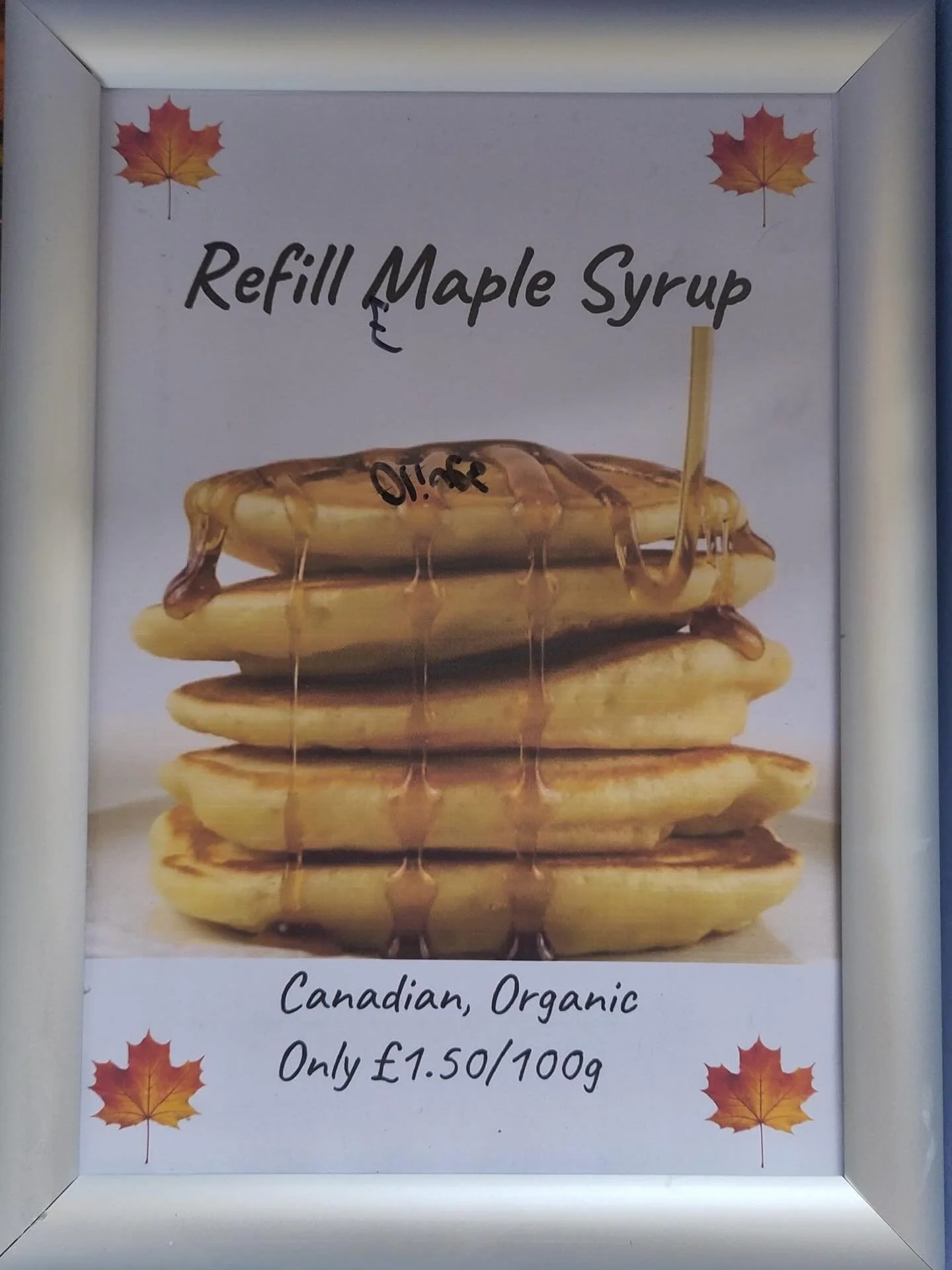 Planning pancakes for the bank holiday? 🥞
We have Canadian organic maple syrup loose. 
Bring a bottle or jar and get just what you need. Or use one from our free jar / bottle bank.
Open our regular hours over the Easter Bank Holiday. 🐣

#maplesyrup