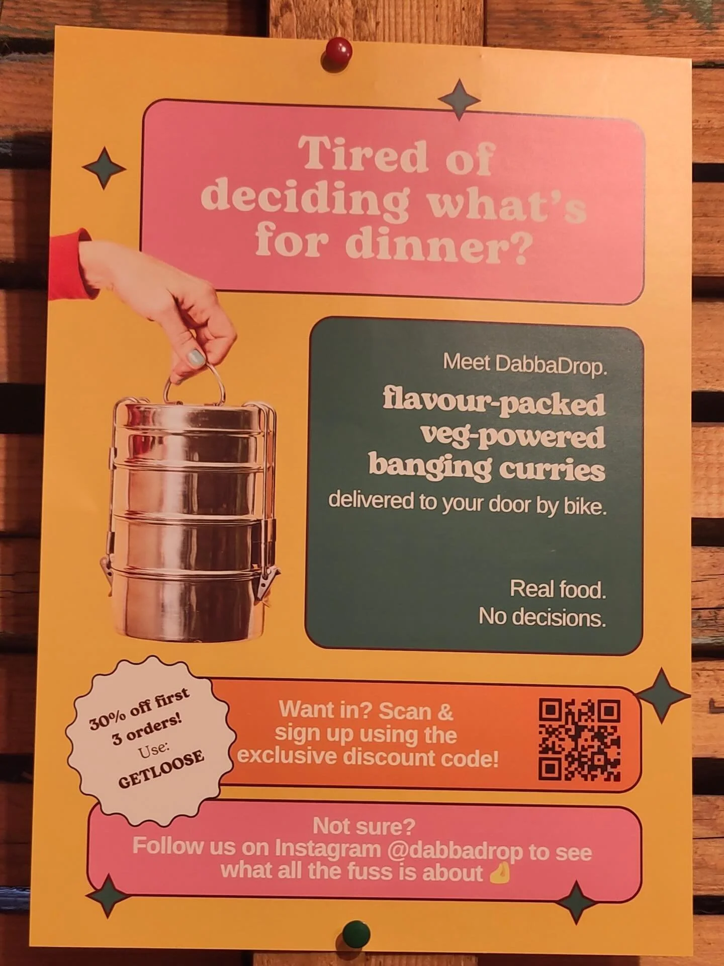 Sustainable business of the month is @dabbadrop 
Bringing you delicious plant based curries in returnable tiffin tins. Takeaway curry fit for the 21st century!
Choose weekly or fortnightly options, pause when you go away, add sides and drinks if desi