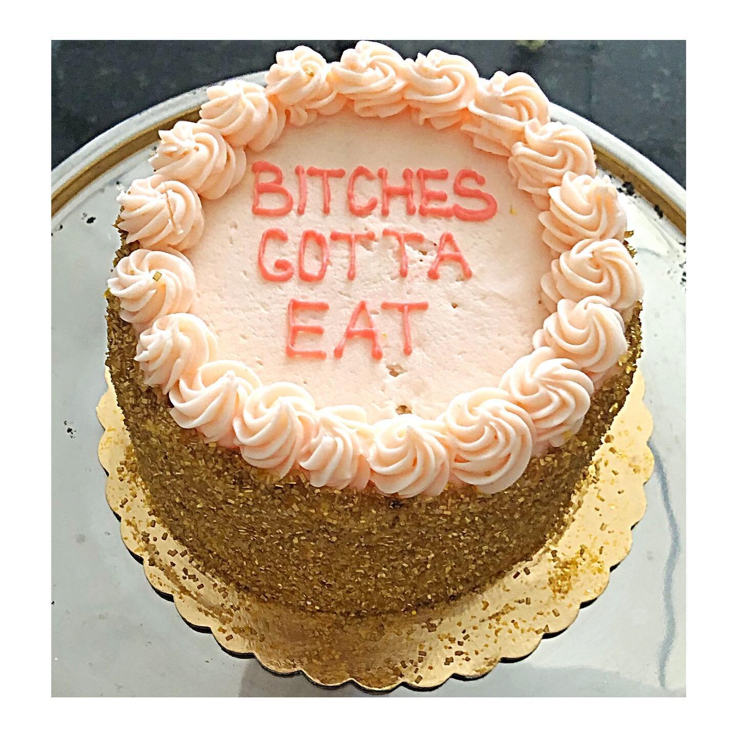 Yup. 💯
I bought myself a cake because Thursday is my 2nd quarantine birthday and I plan on eating all the cakes all week in celebration/mourning.
Thank you @drunkbakers for starting my bday week off in the tastiest damn style 🙌🏽🎉❤️