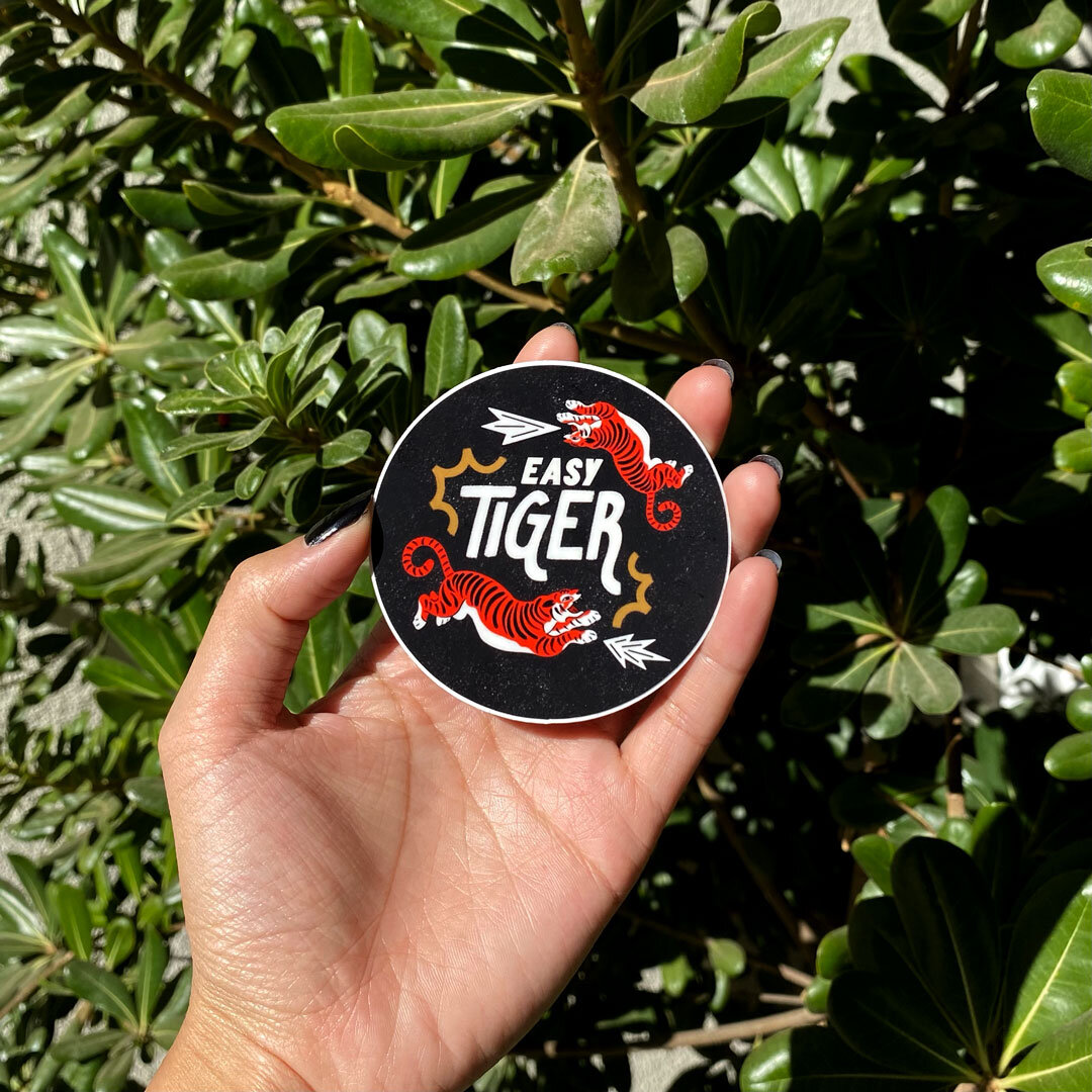 Easy Tiger Sticker
