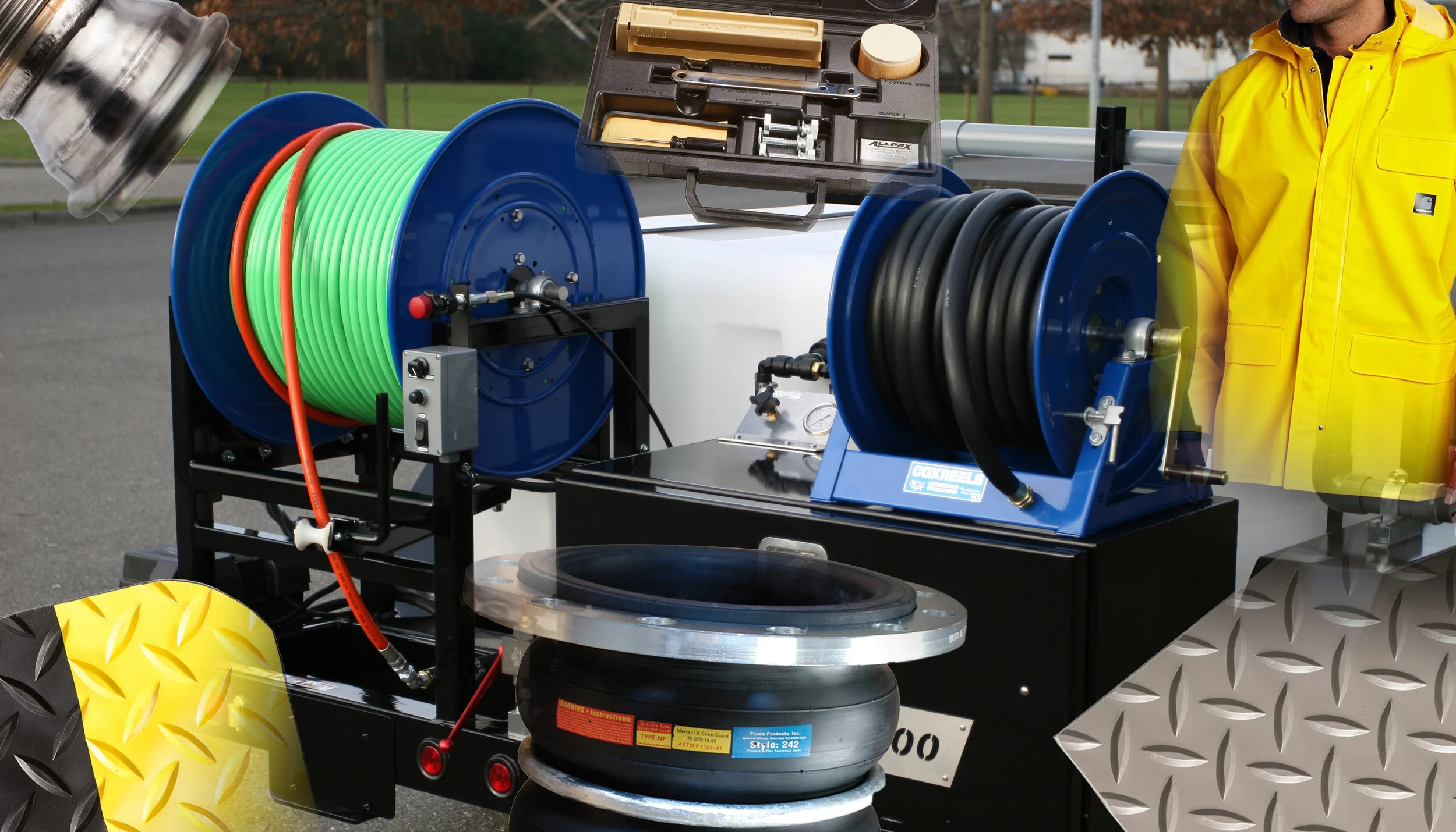 Expansion Joints VBelts Safety Metal Hose Felt Hose Reels