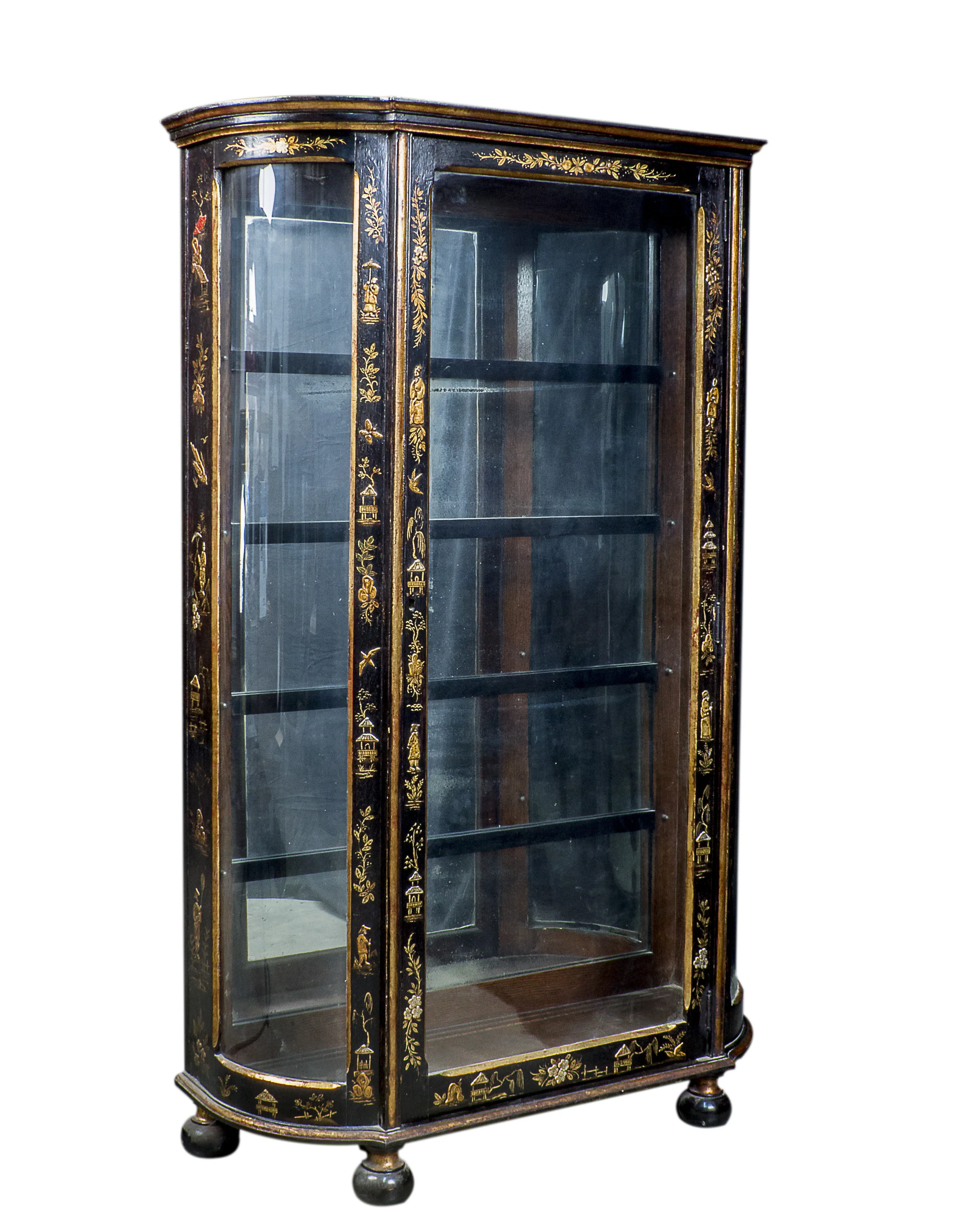 Late 1800's Chinoiserie Display Cabinet