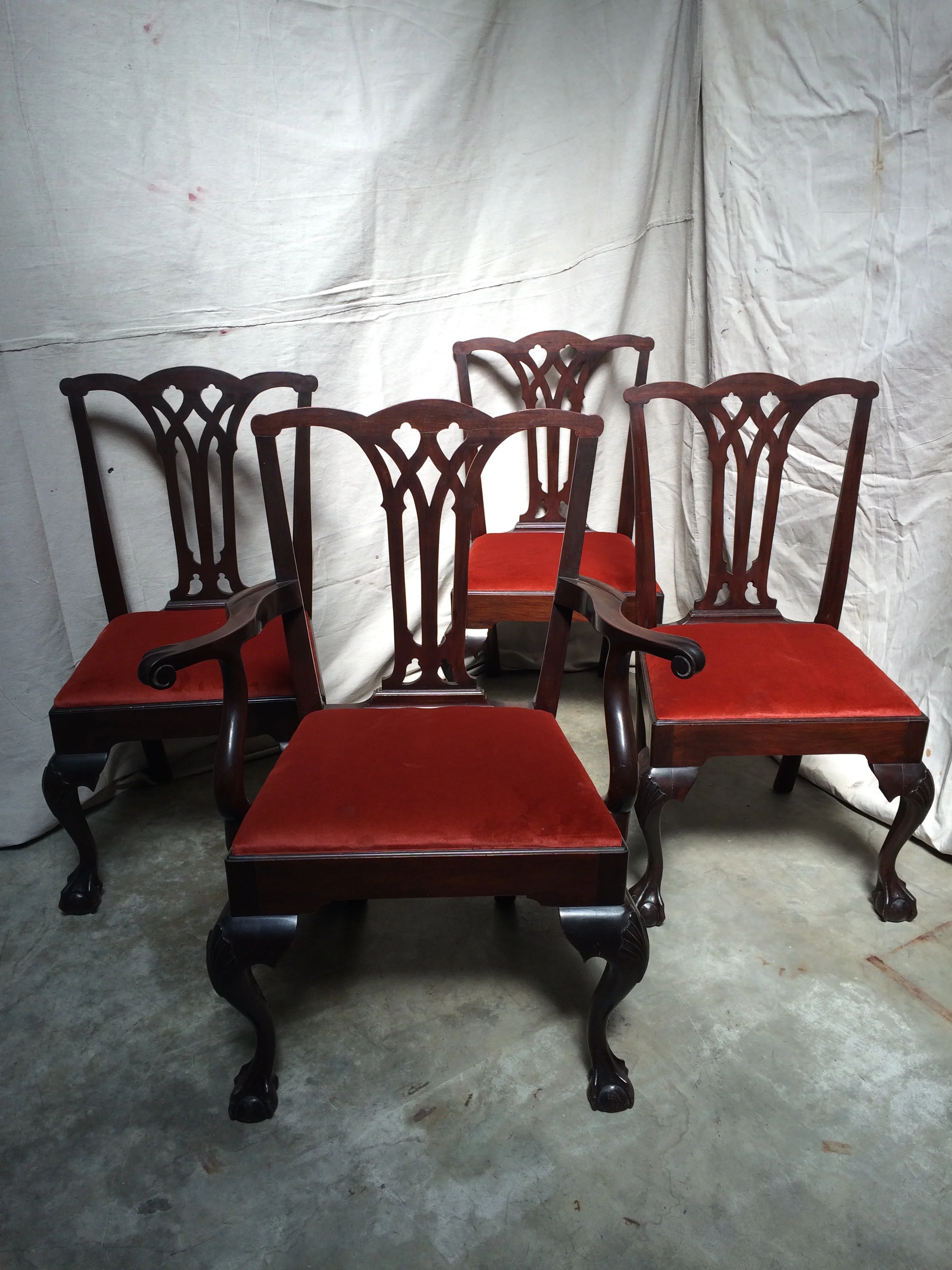 Chippendale Set of 6 chairs