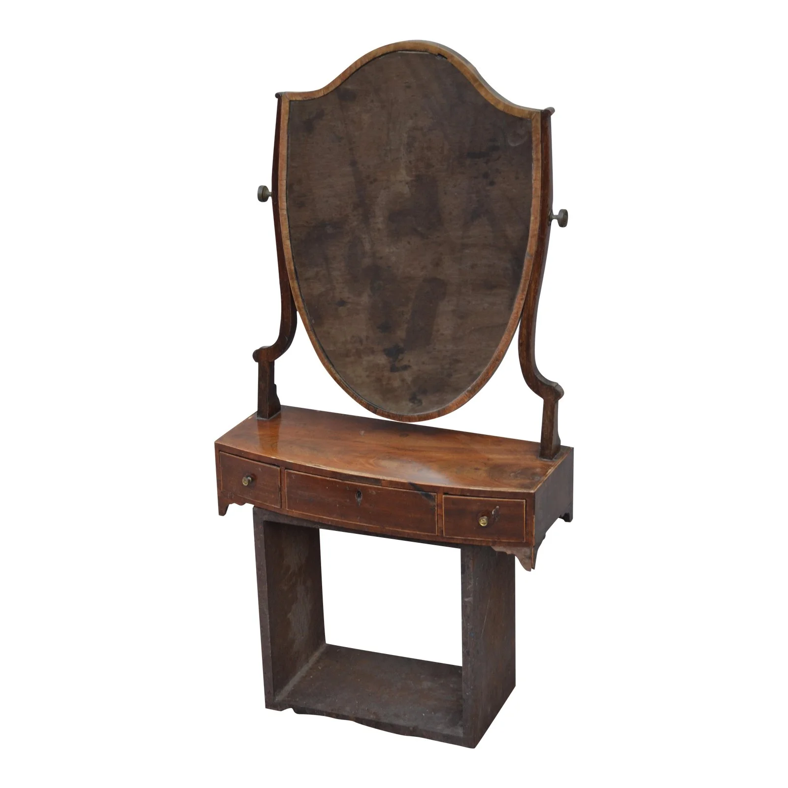 George II Shaving Mirror on Stand