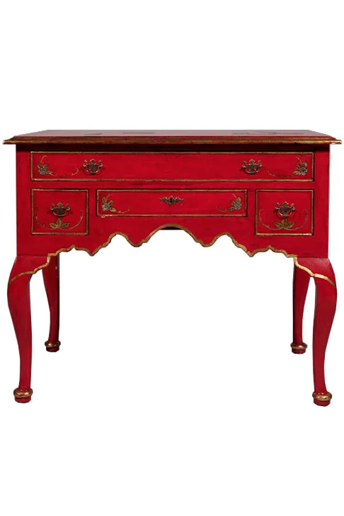 Chinoiserie Red Table