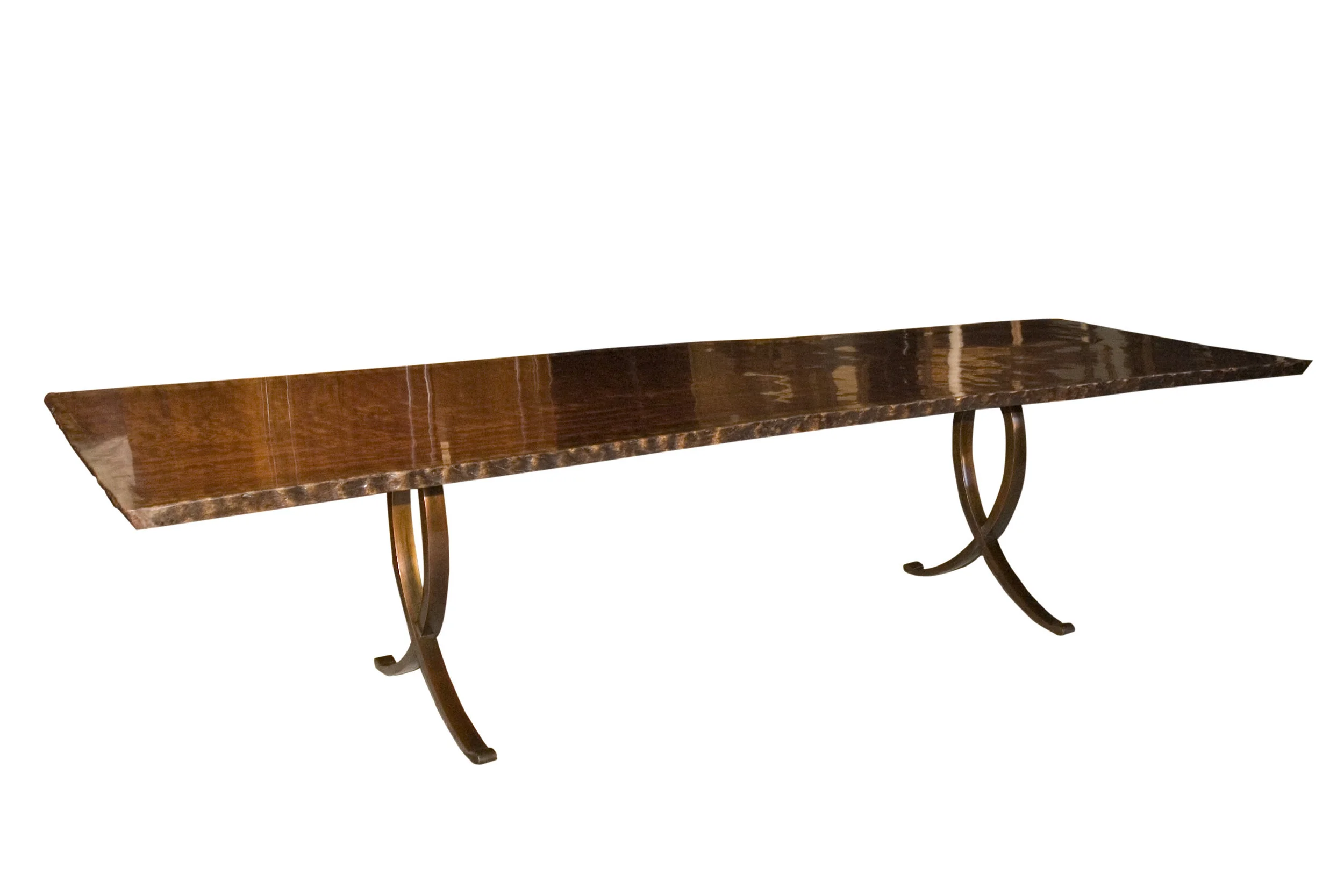 Twist Leg Bubinga Table