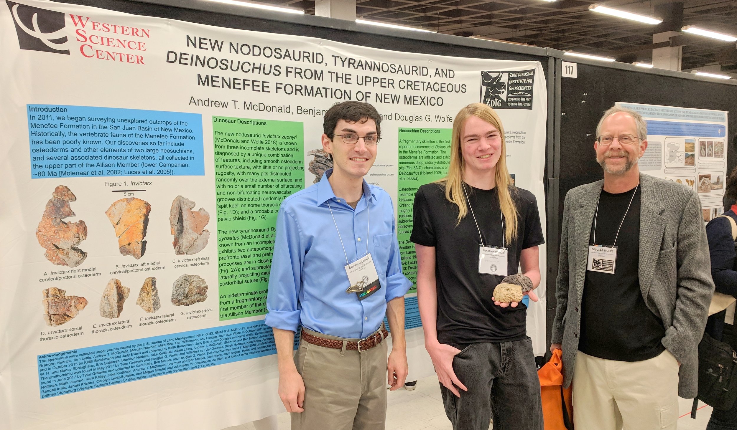 Ben,  Doug  &amp; Andrew Menefee Poster SVP 2018