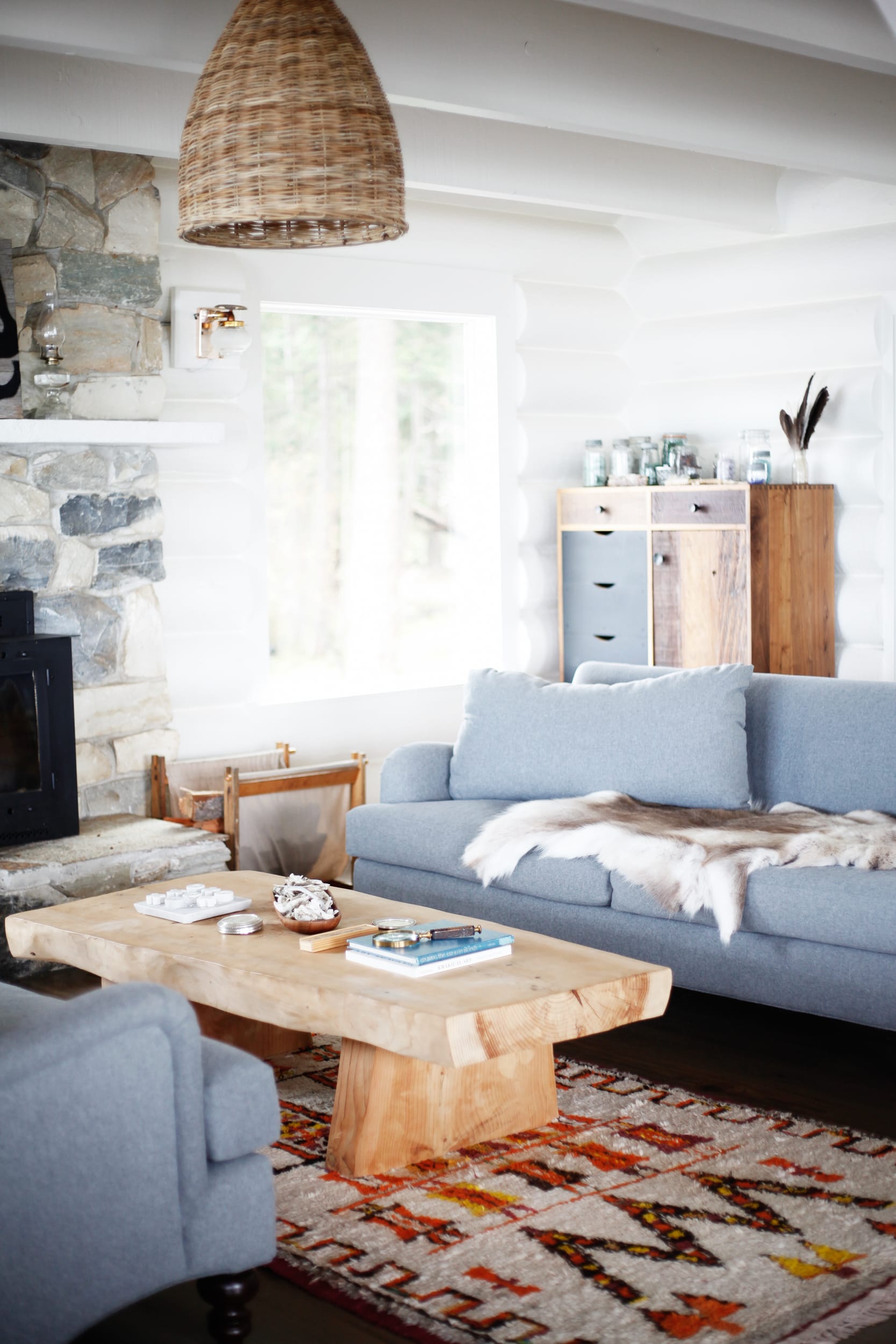 Classic couches with vintage elements