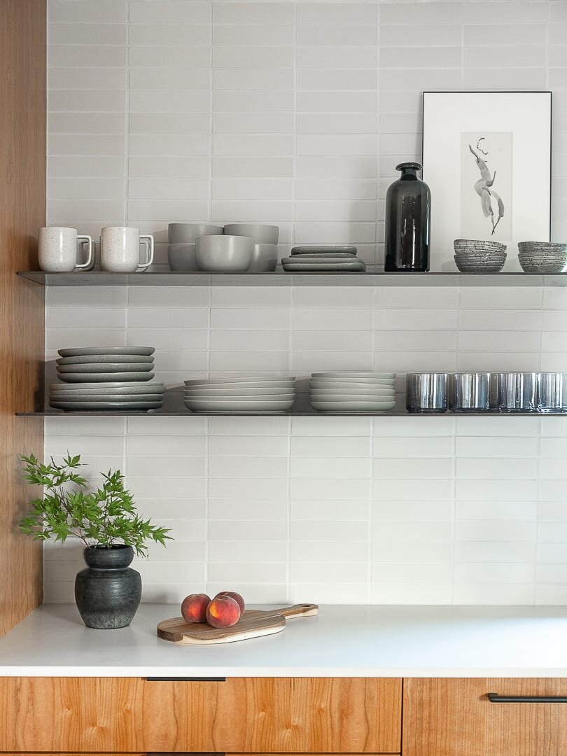 Heath Ceramic kitchen tiles in grey