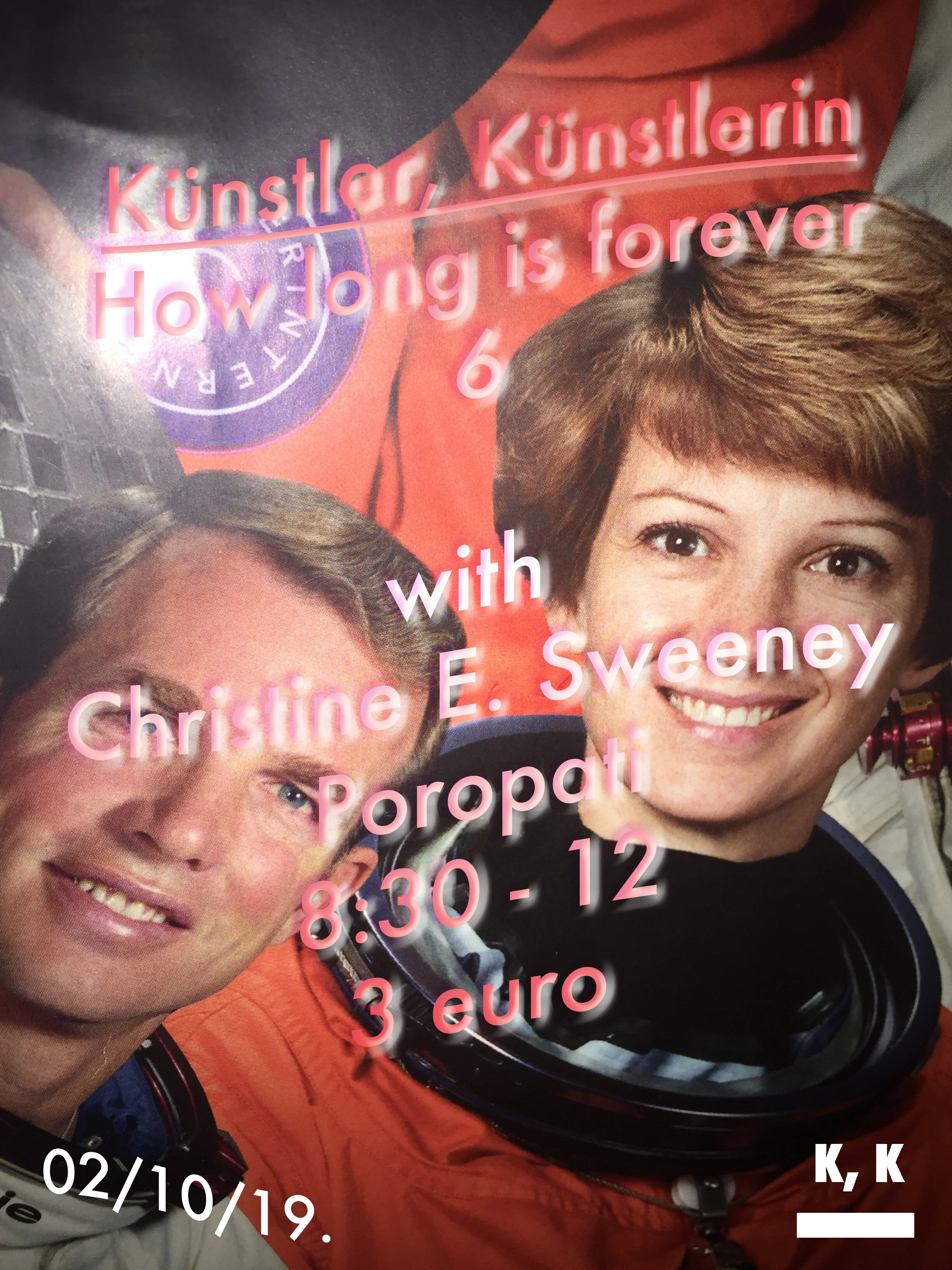 Kunstler, Kunstlerin, How long is forever 6 with Christine E. Sweeney.jpg