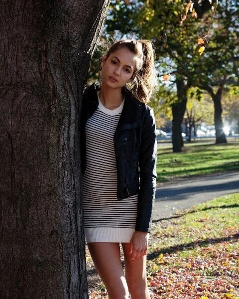 One of my very first test shoots with FORD Models - look at that BABY FACE