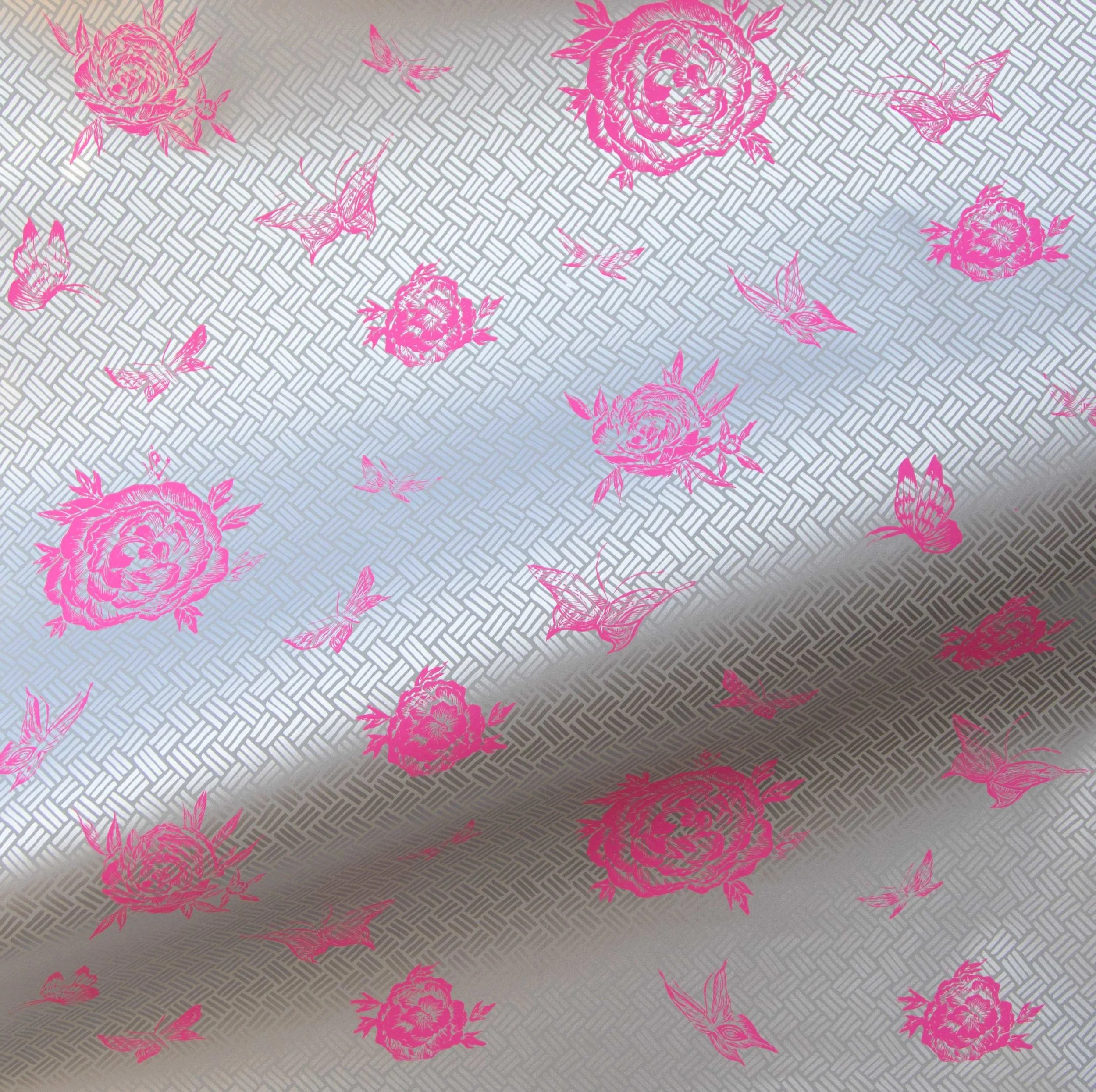 Custom Flora in Fuchsia/Silver
