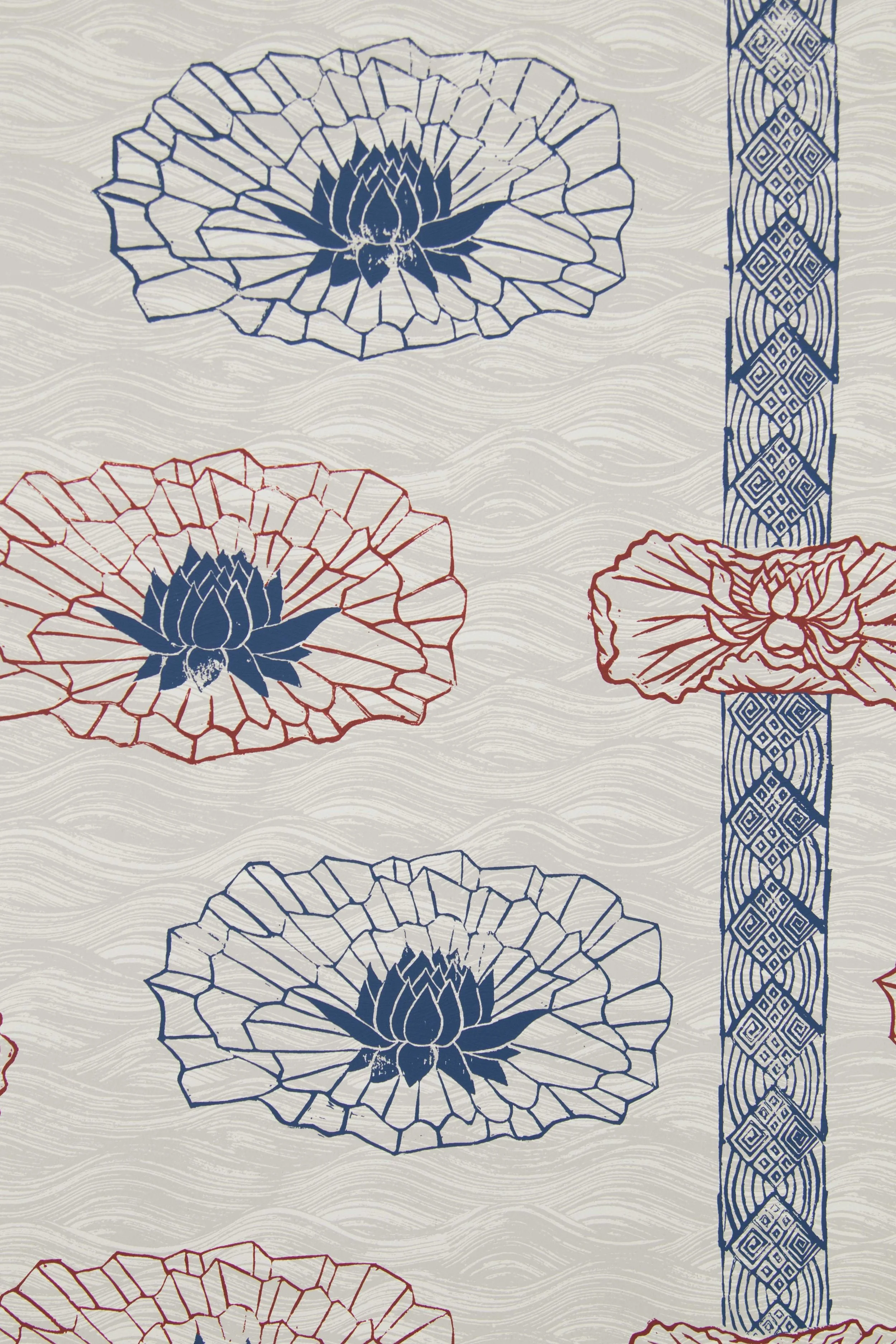 Lotus Stripe in Nautical, SL150-02