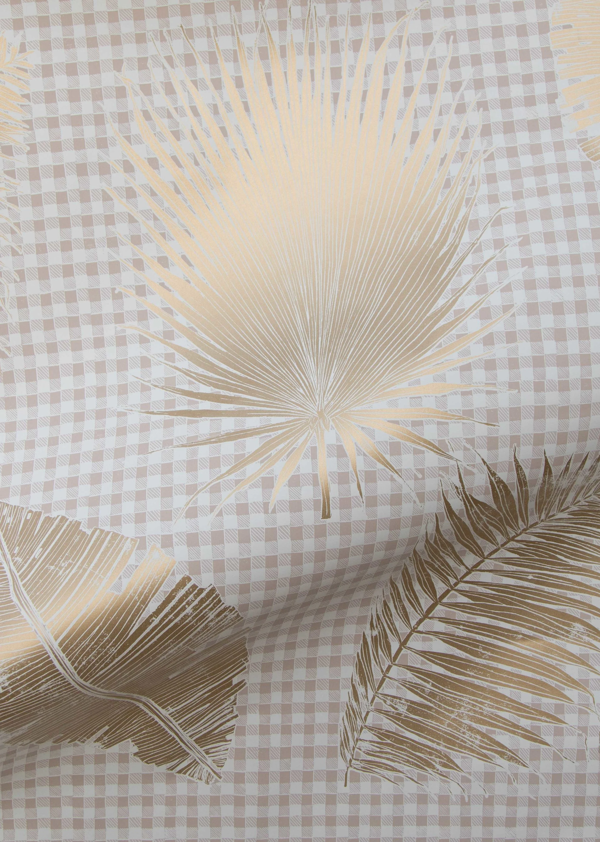 Gingham Jungle in Gold, SL230-04