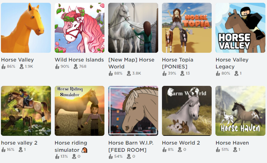 Wild Horse Islands, Horse Valley and more: Horse Games on Roblox