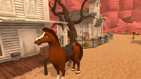 Horse Idle Animations in Clive’N’Wrench