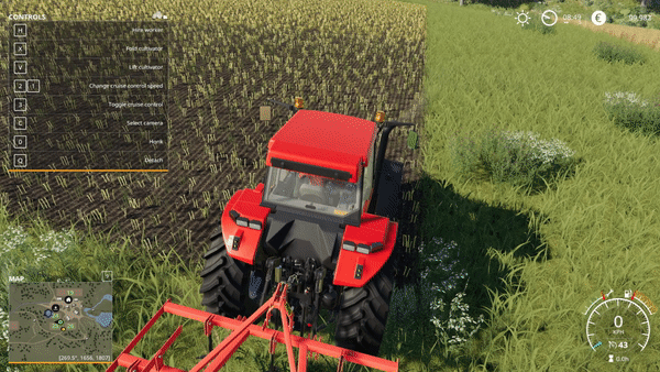 In this version, I cultivated the whole field and then tried various things for 20 minutes, not realizing where I had gone wrong .