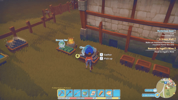 Taking care of your furnaces and other crafting processes is a big part of the game.