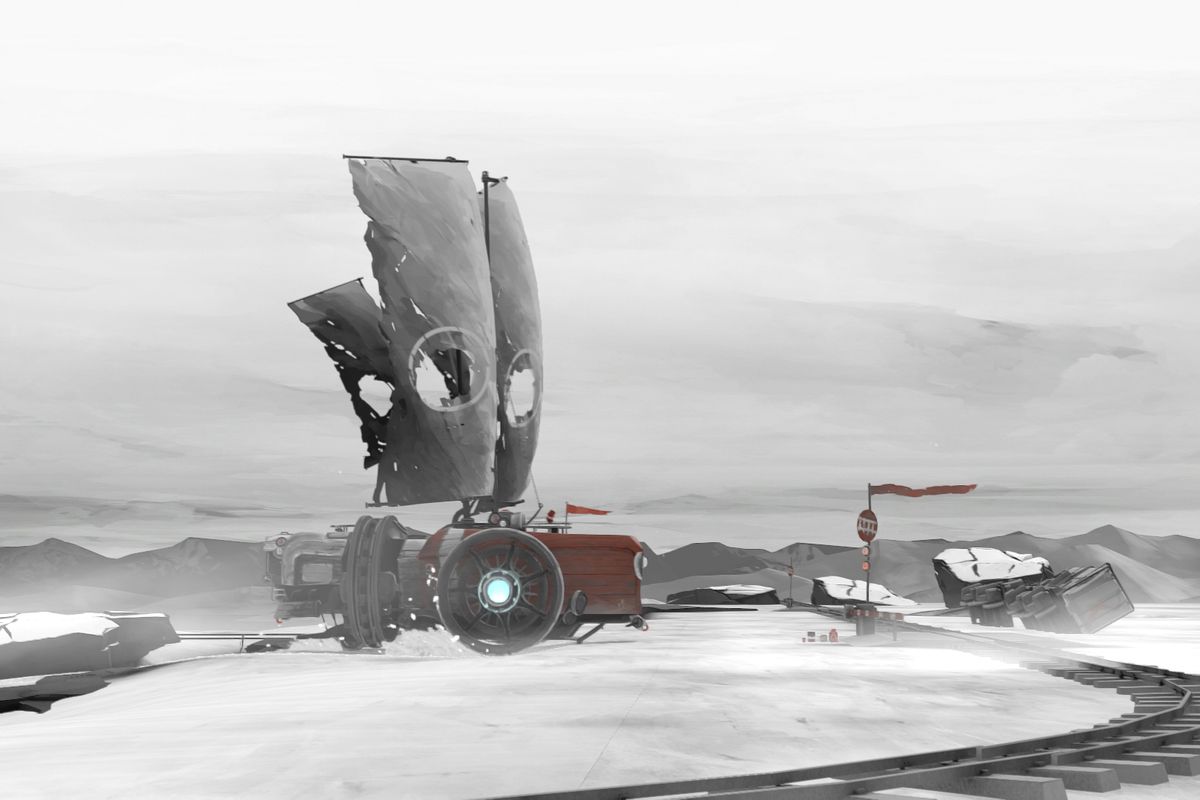 FAR: Lone Sails is a sidescroller adventure game where your mount is a machine, but something similar could be made with an equine companion
