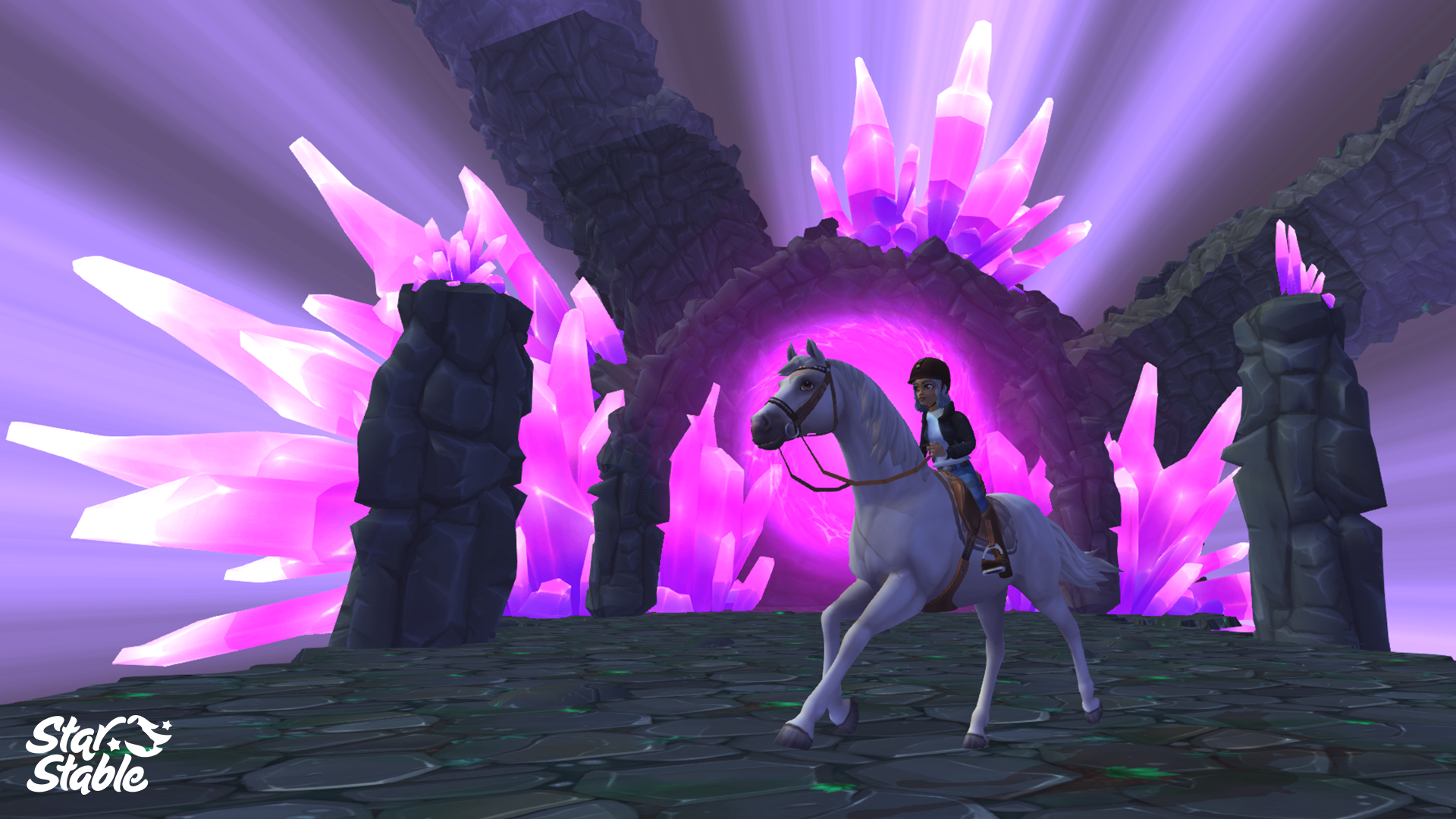 …as well as supernatural elements and fantasy horses.